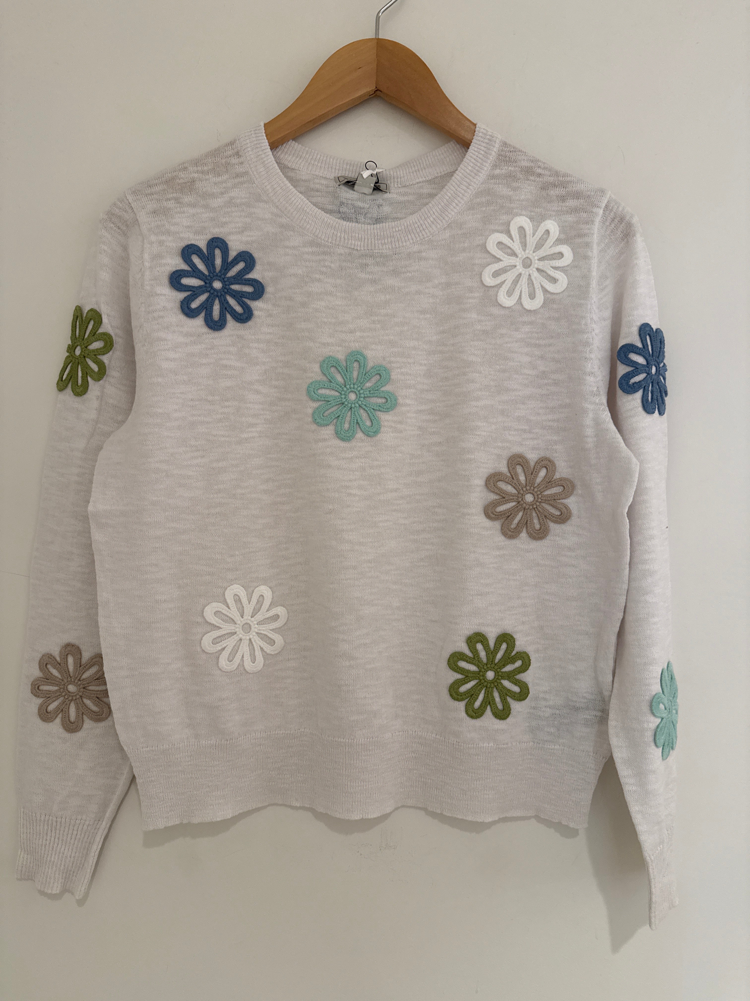 Metric Flower Crew Sweater