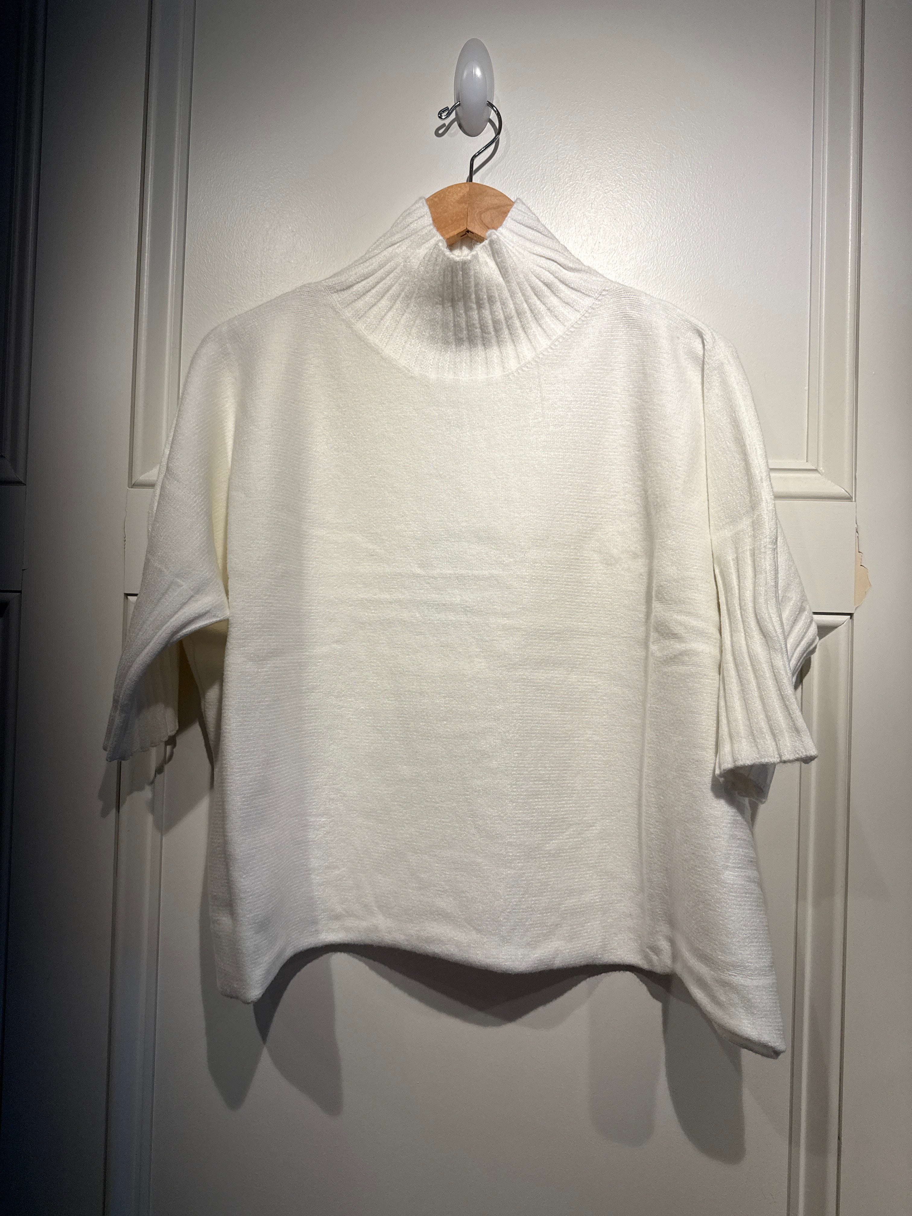 R+R Solid Turtleneck Sweater