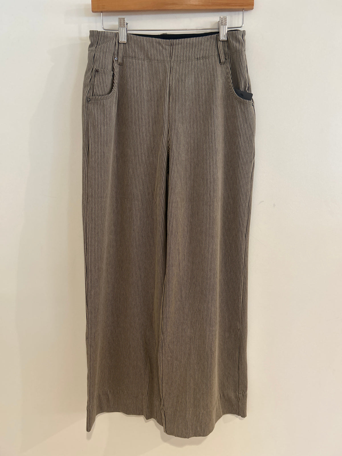 Lysse Clarke Denim Pant Chocolate Stripe