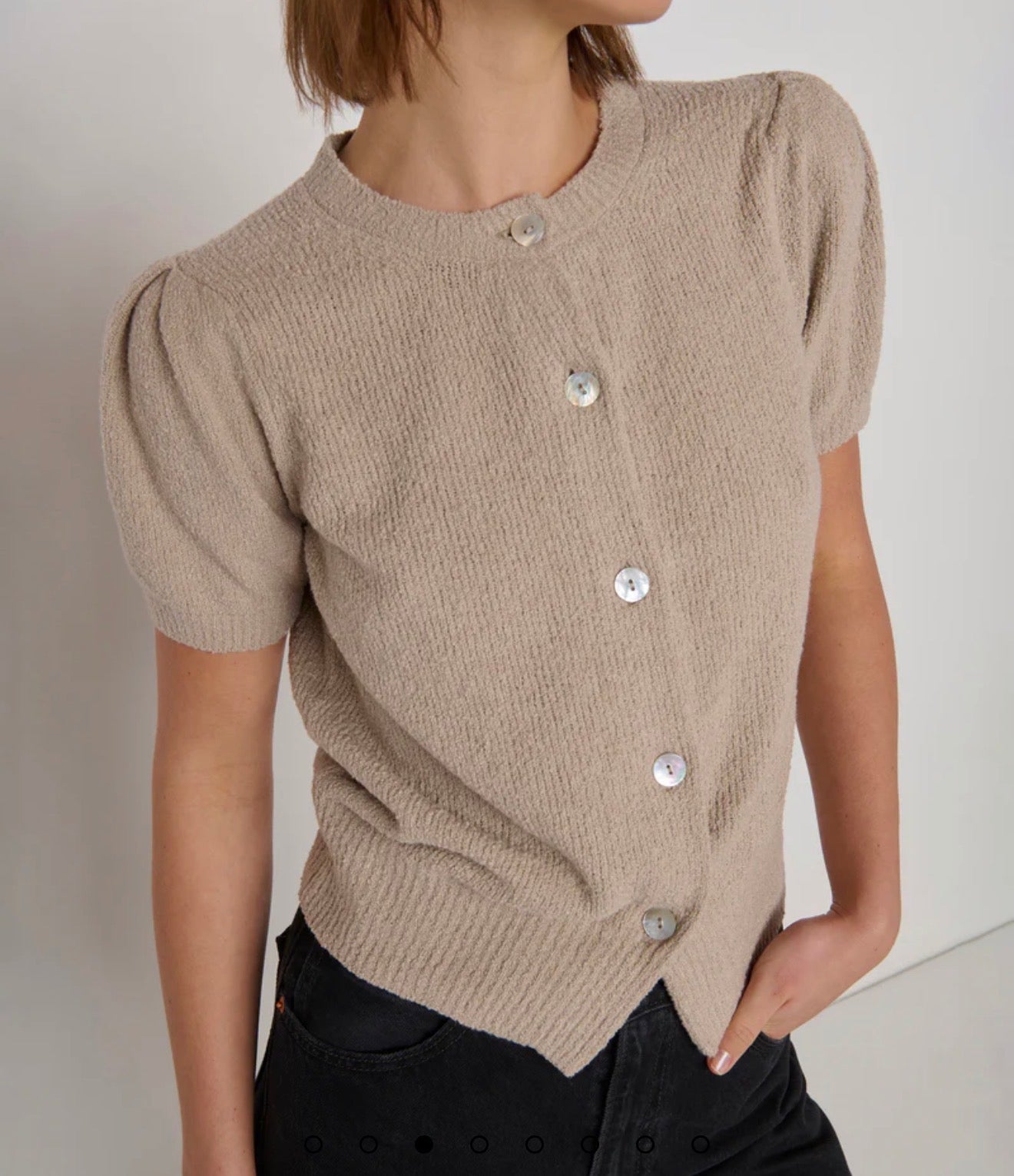 Nation Anne Marie Cardigan Feather
