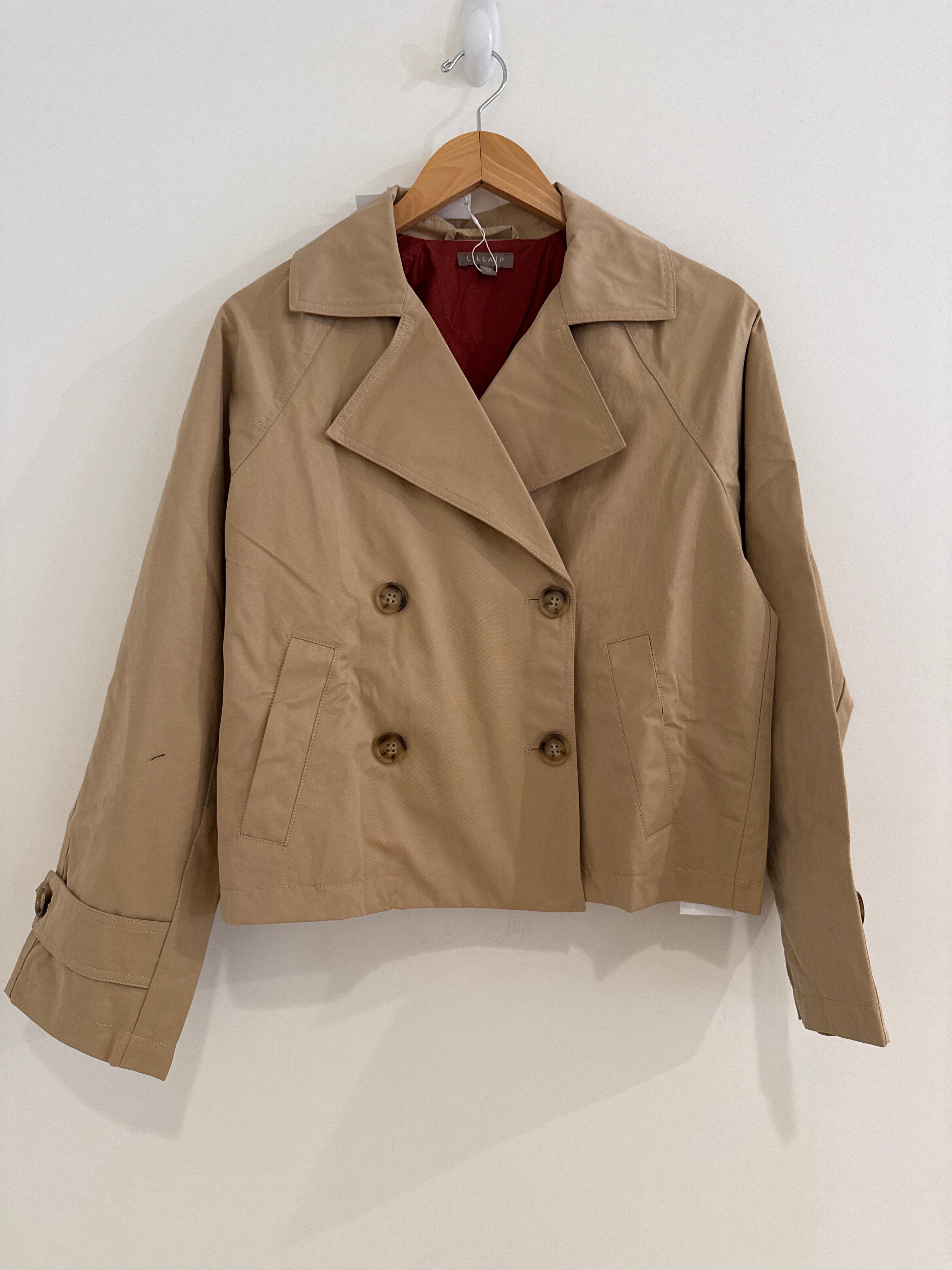 Lilla P Short Trench Khaki