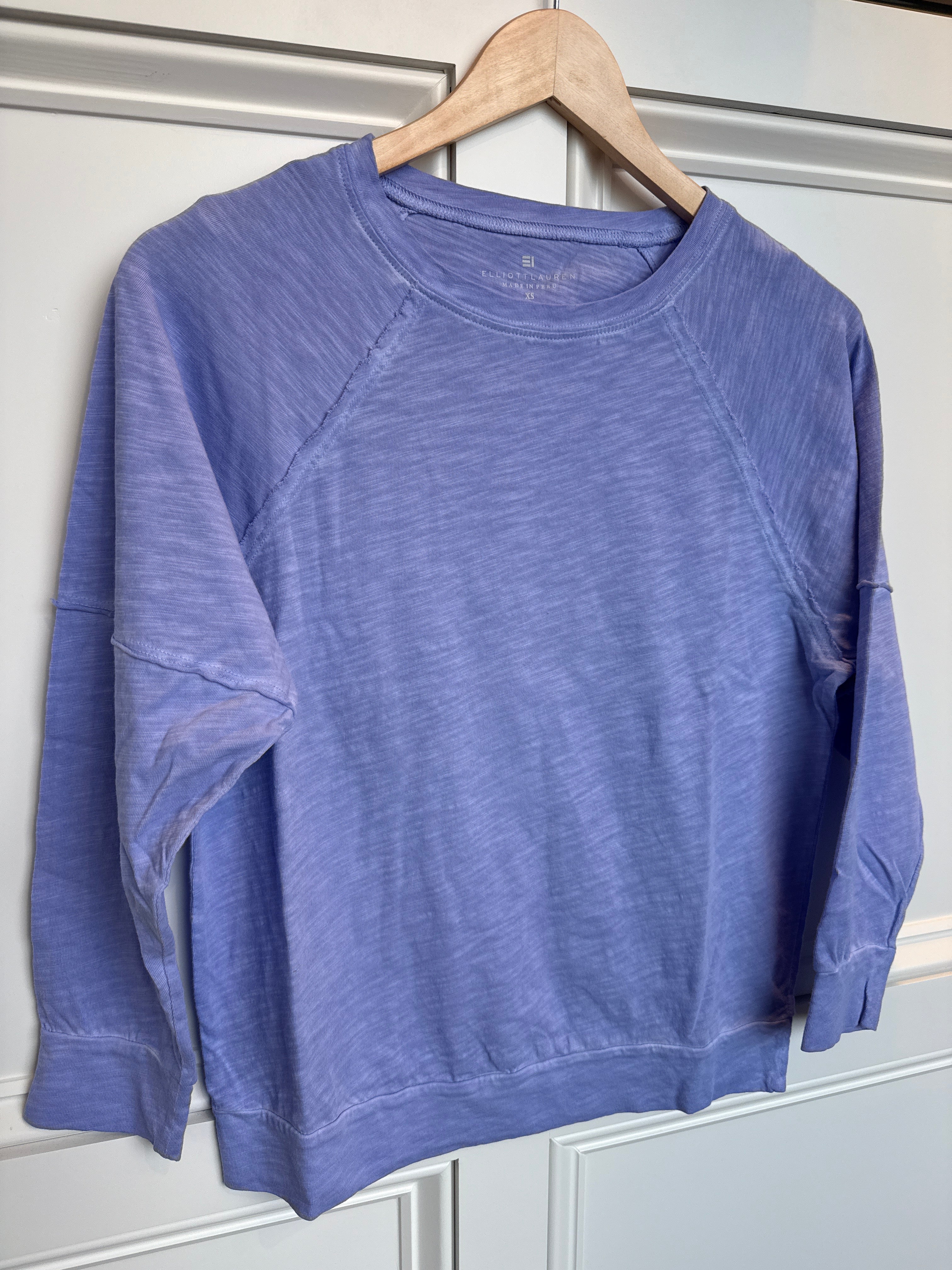 Elliott Lauren Iris Scoop Neck 3/4 Sleeve Tee