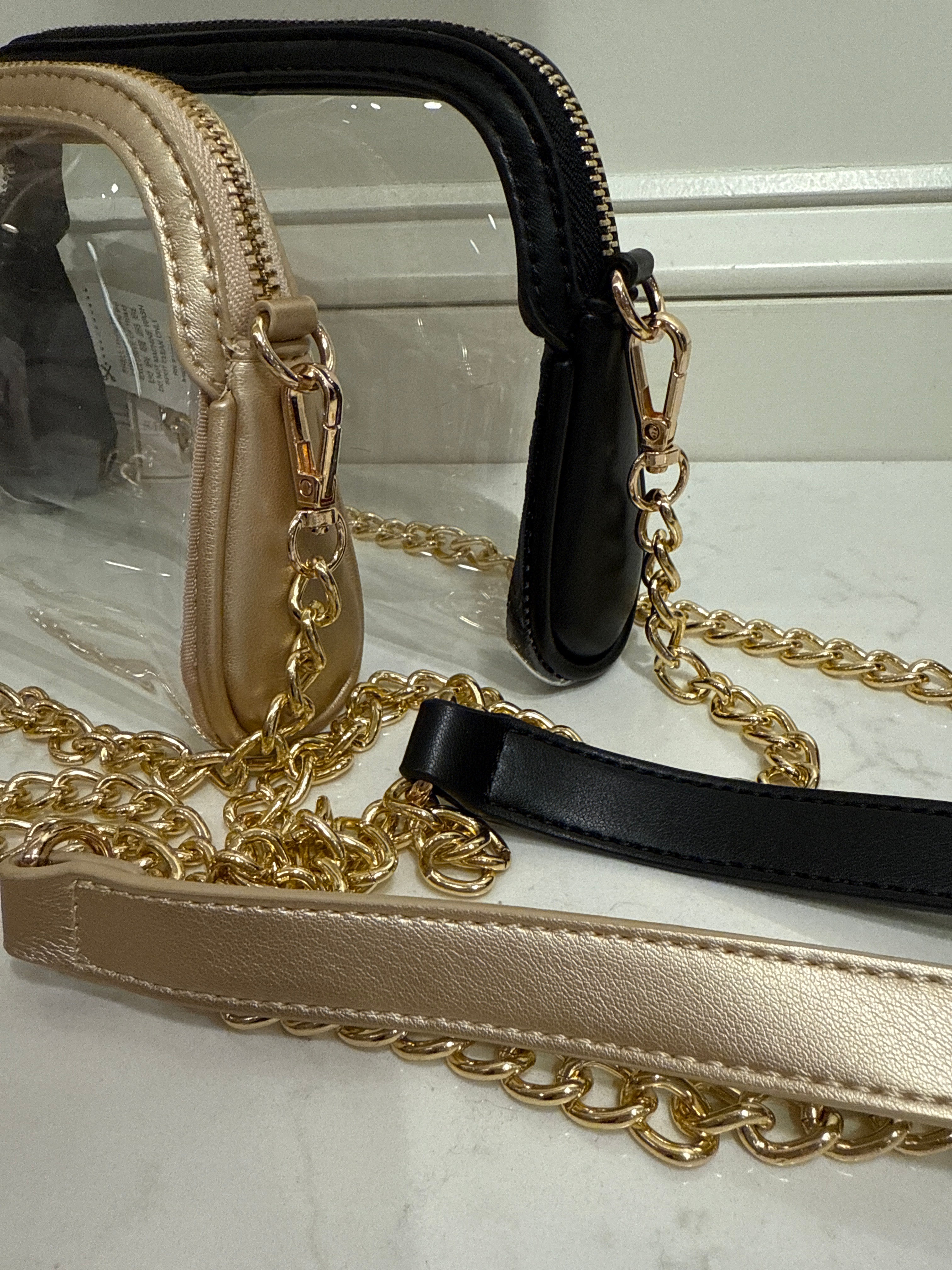 Taylor Clear Crossbody Handbag