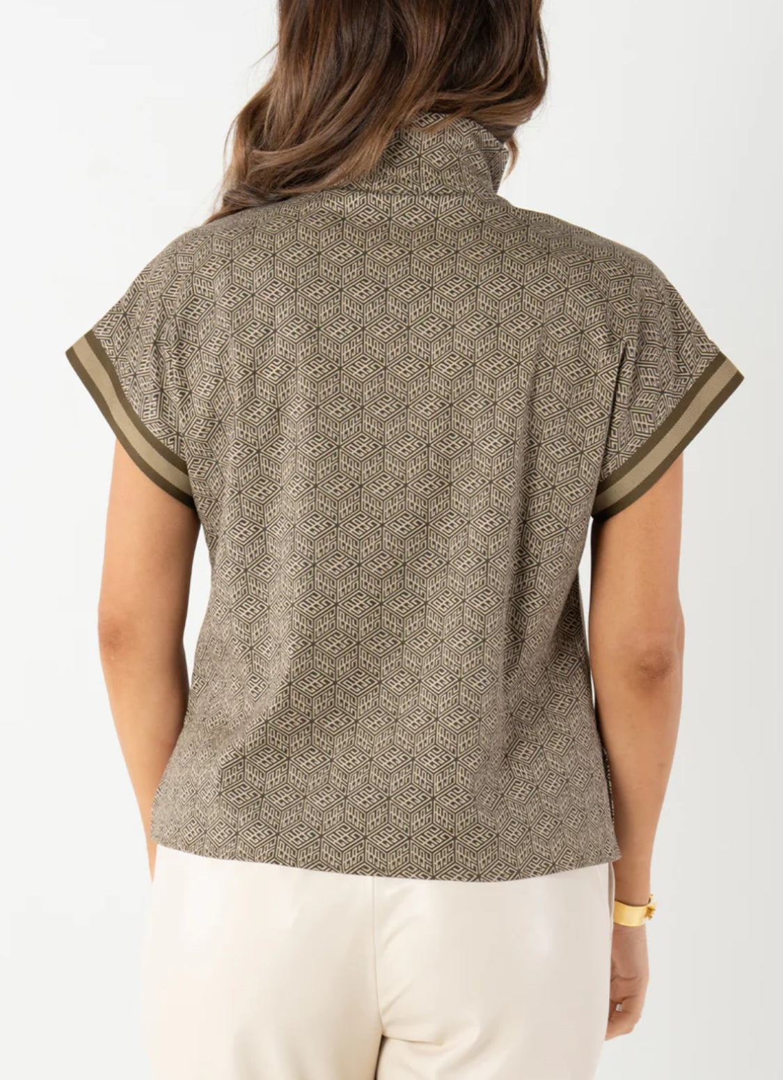 Emily McCarthy Poppy Pullover Tonal Monogram