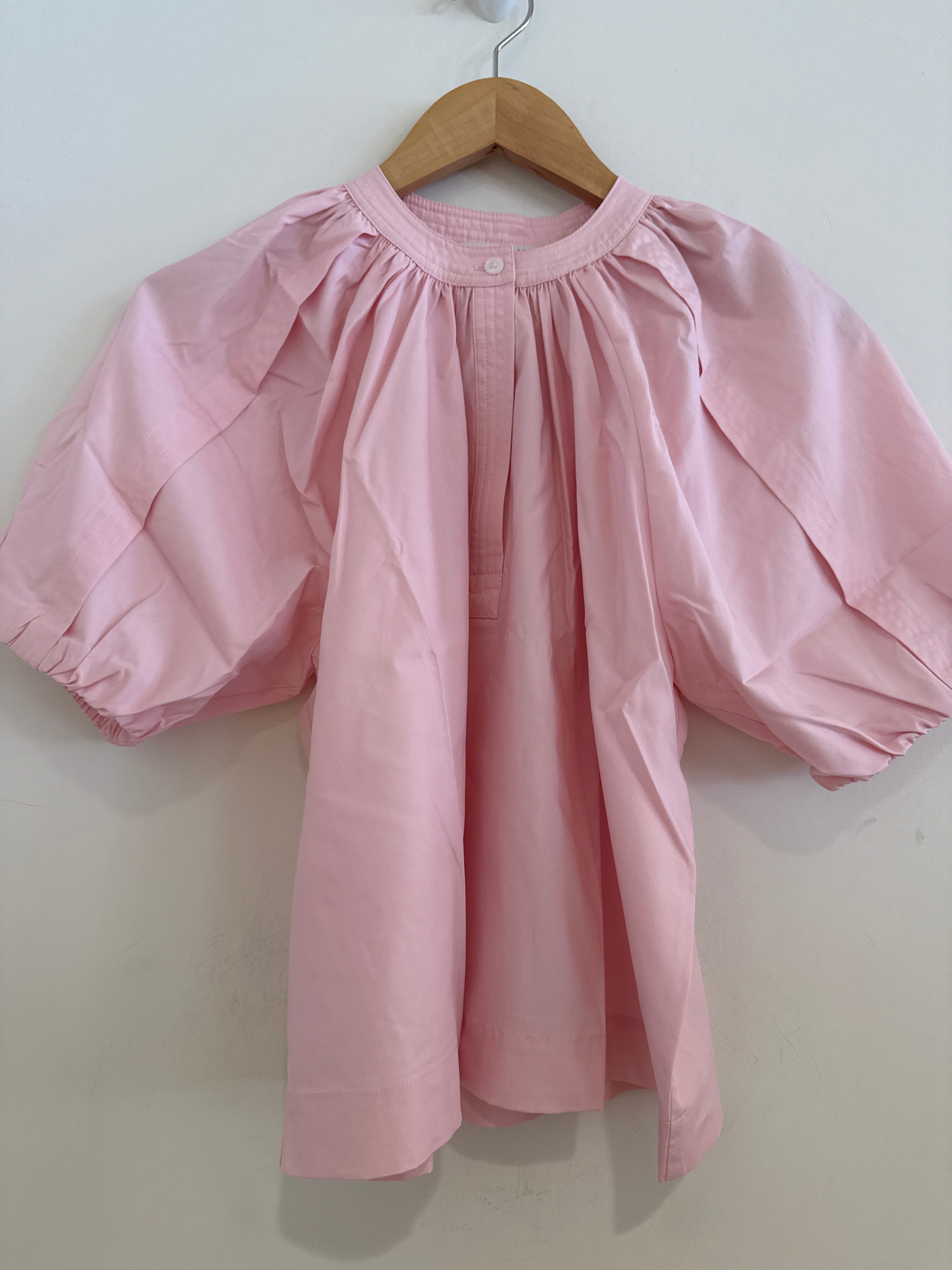 LaRoque Henley Top Light Pink