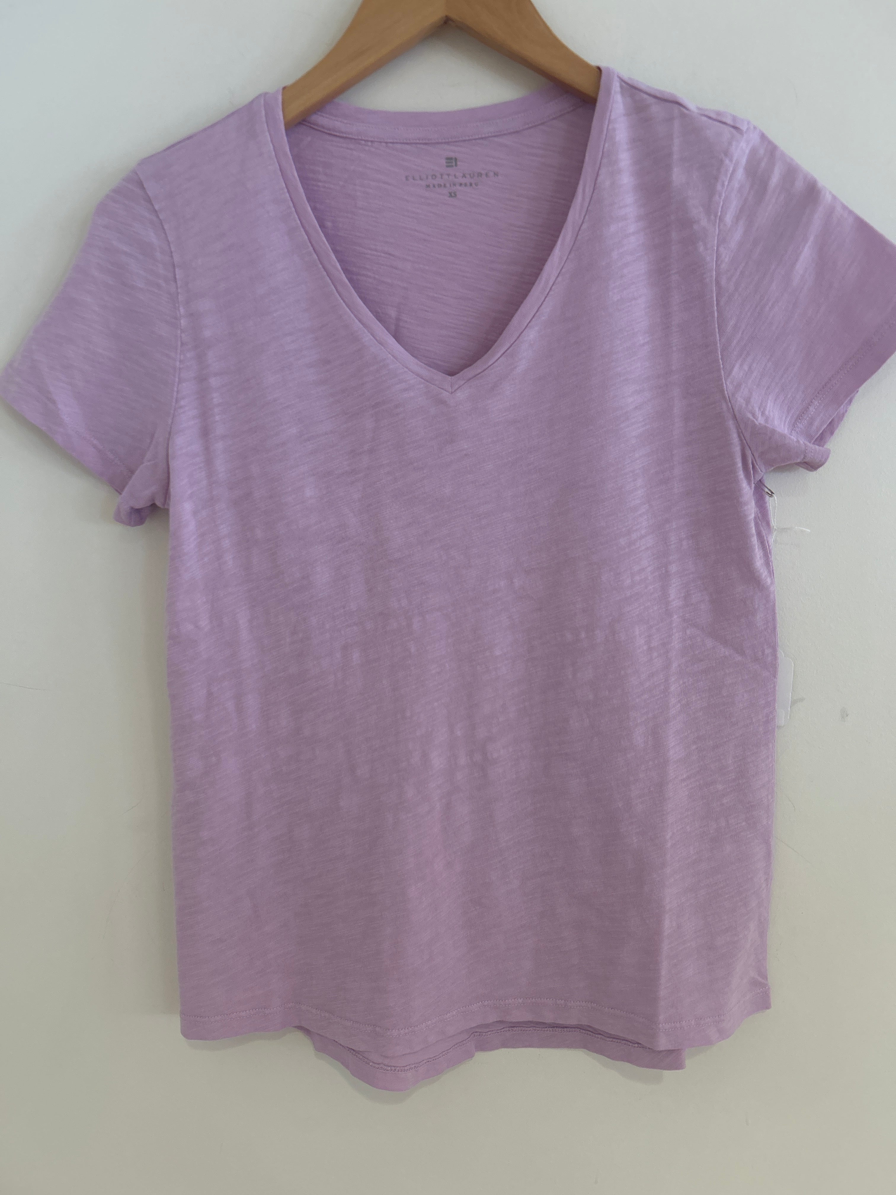 Elliott Lauren Lavender Short Sleeve Tee
