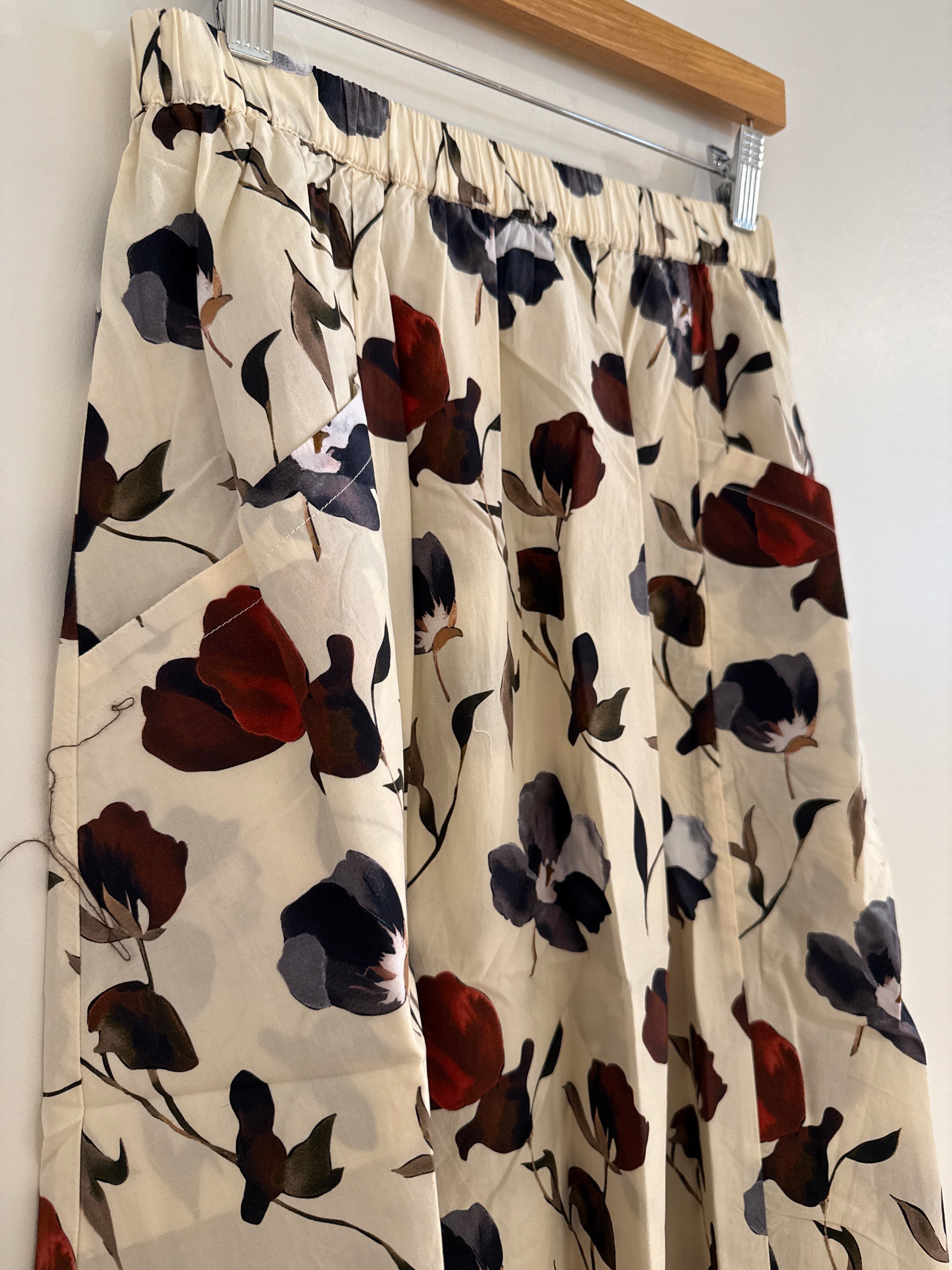 Lilla P Skirt Blue Poppy Print