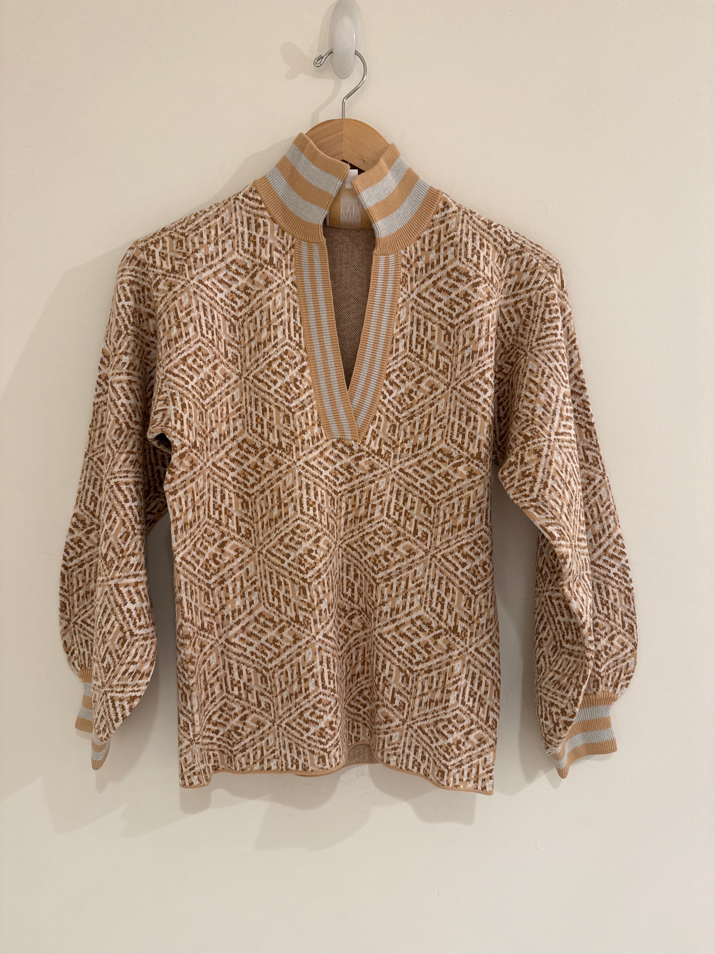 Emily McCarthy Lolli Sweater Mosaic Monogram