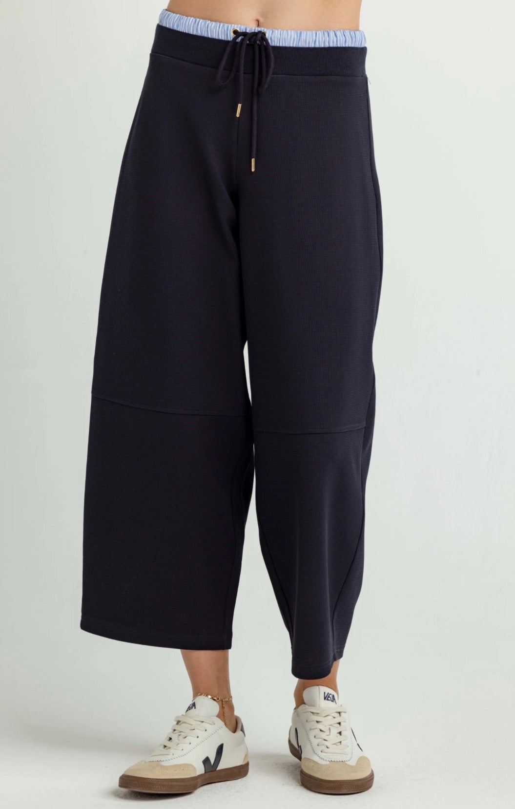 Sundays Preston Pant Navy and Cambridge Stripe