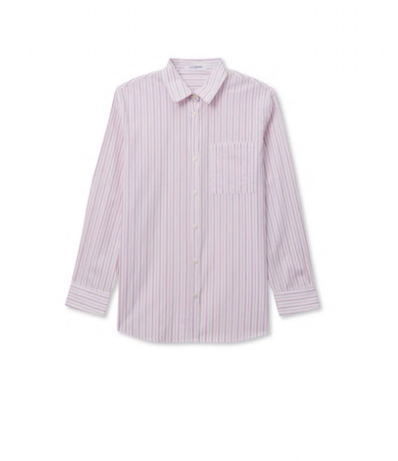 Perfect White Tee Avalon Blouse Violet Stripe