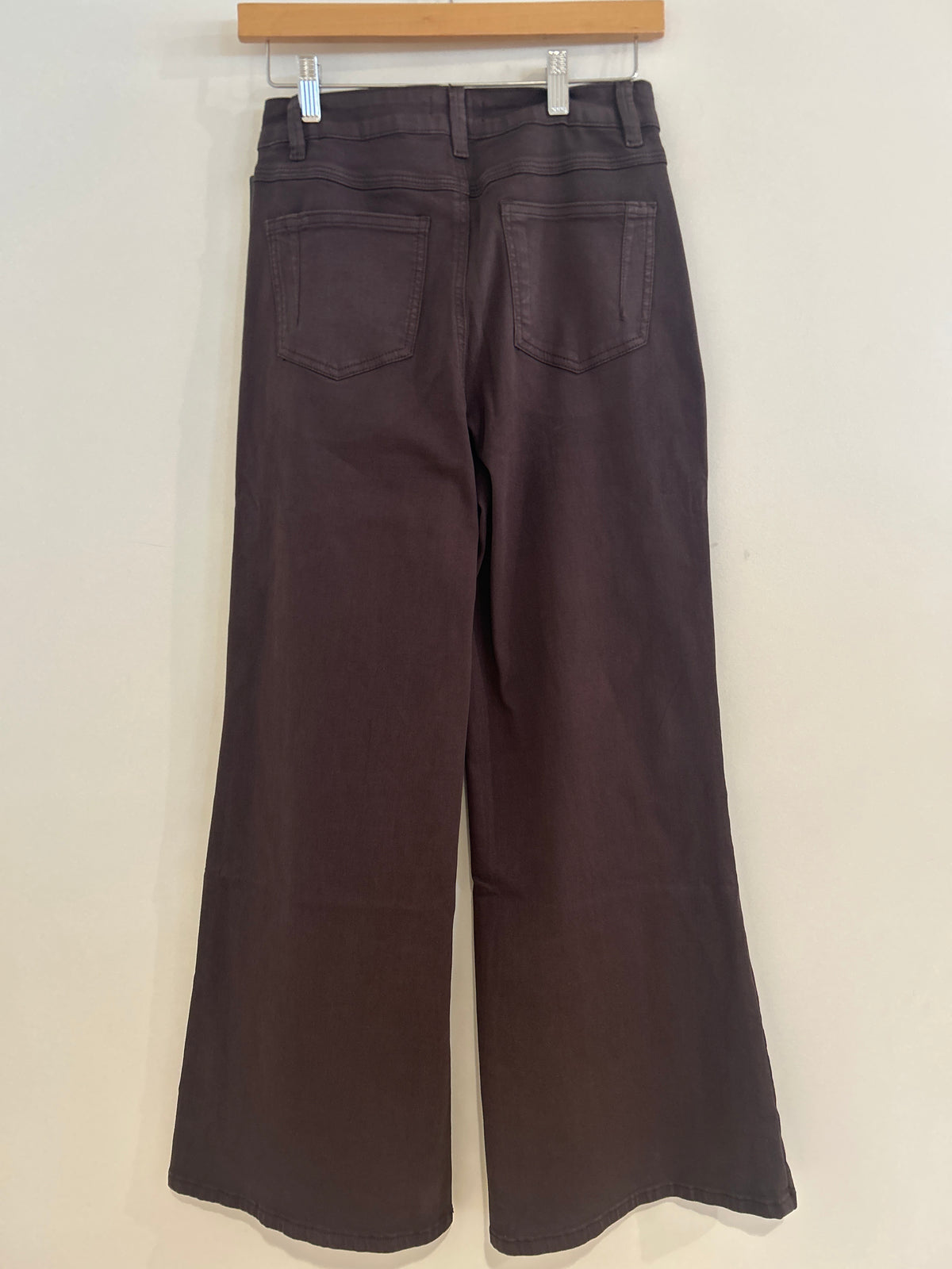 Lysse Iris Wide Leg Denim Pant Chocolate