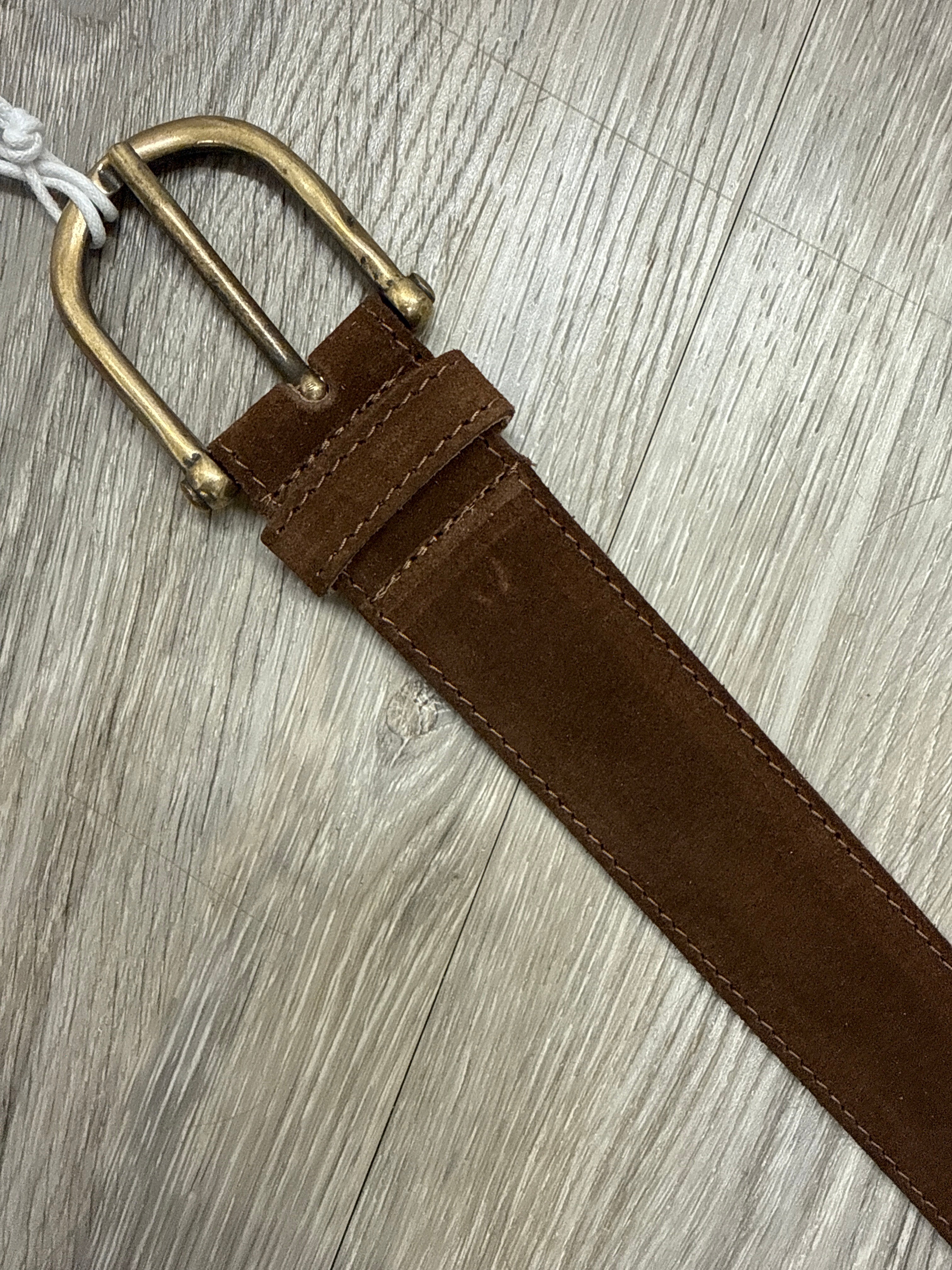 Amsterdam Brown Suede Belt