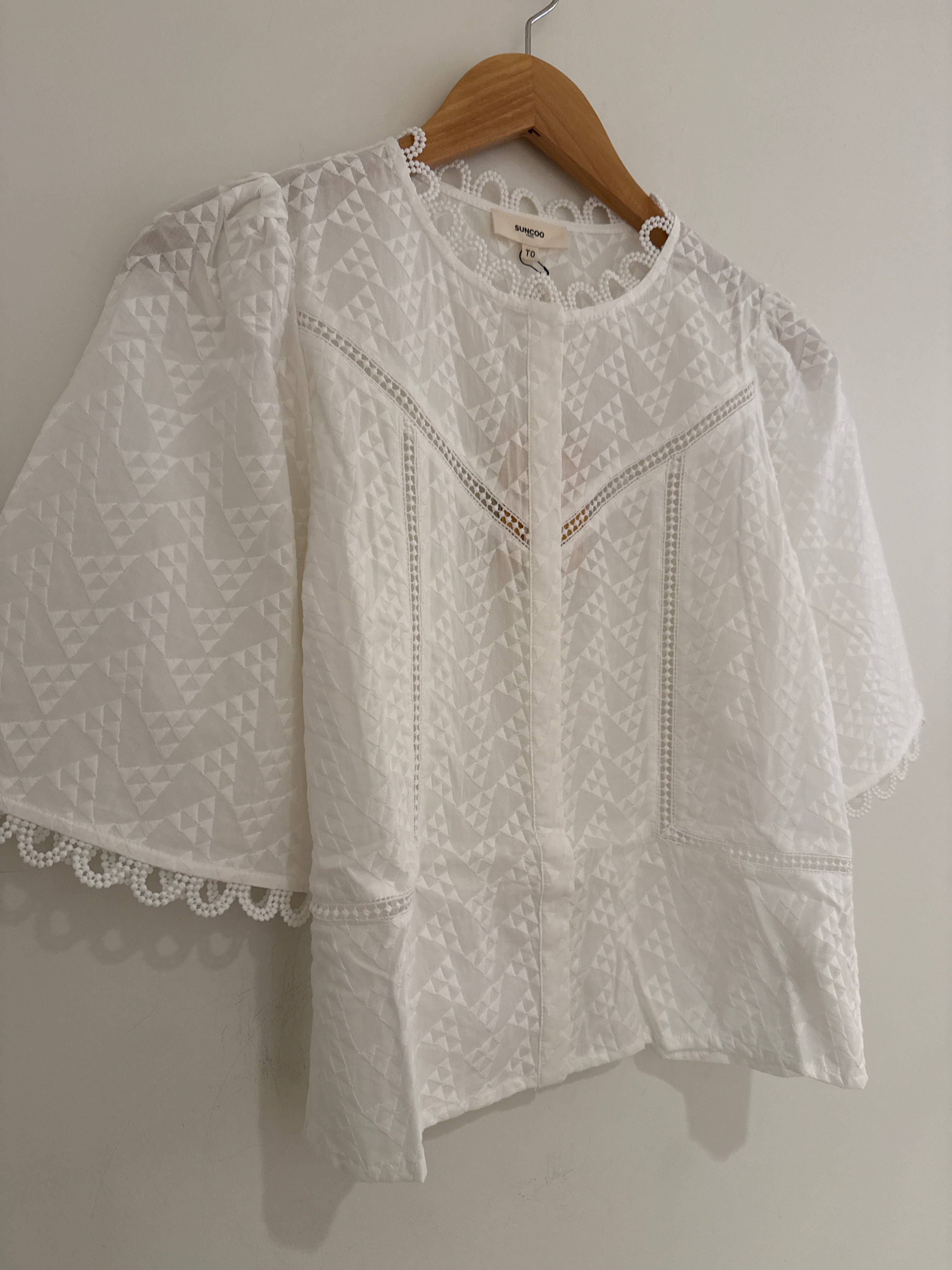 Suncoo White Leyla Blouse