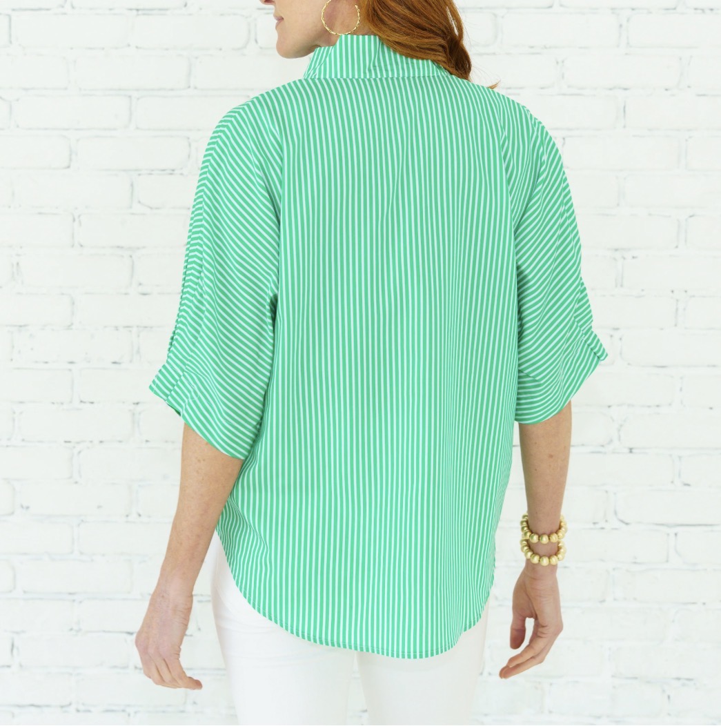 Caryn Lawn Annie Stripe Top