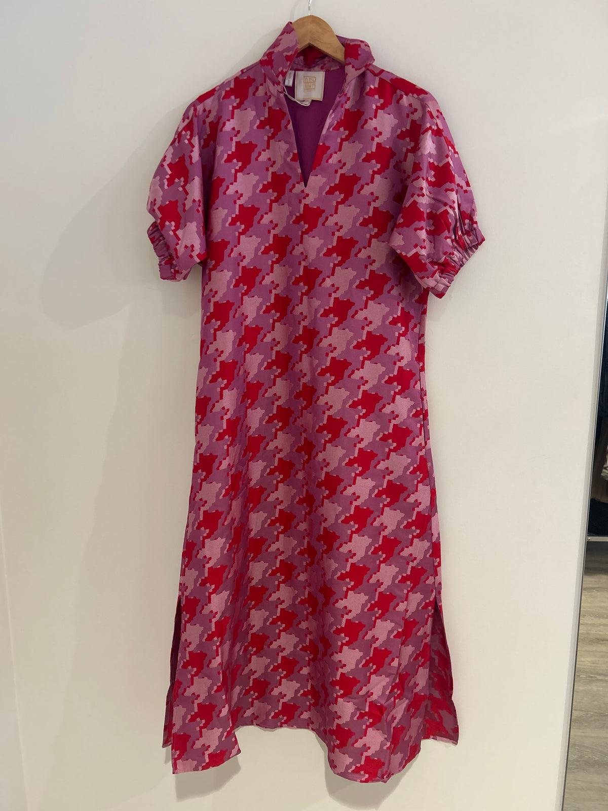 Emily McCarthy Poppy Maxi Dress Houndstooth