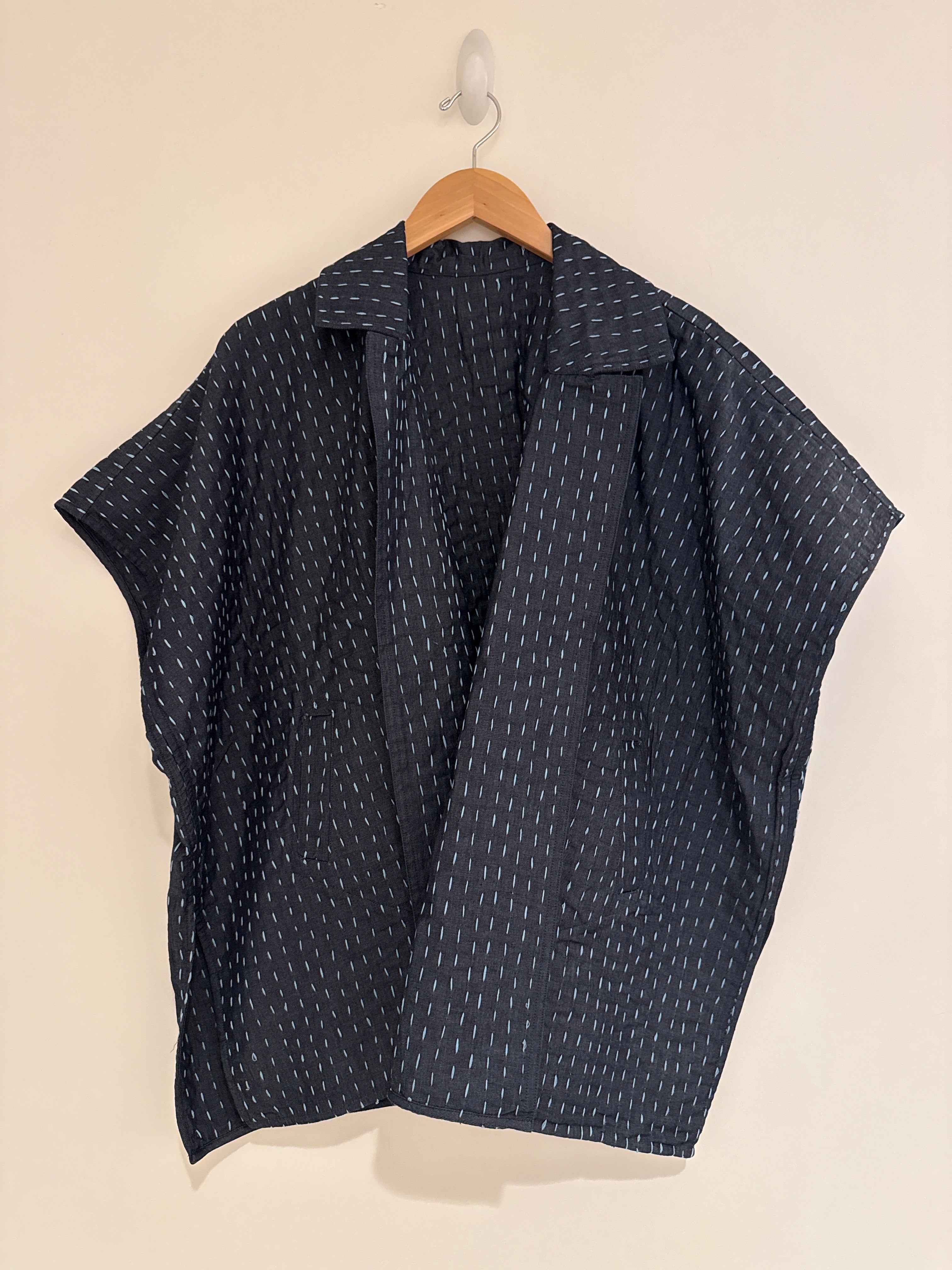 Holly Shae Stitched Denim Sela Jacket- One Size