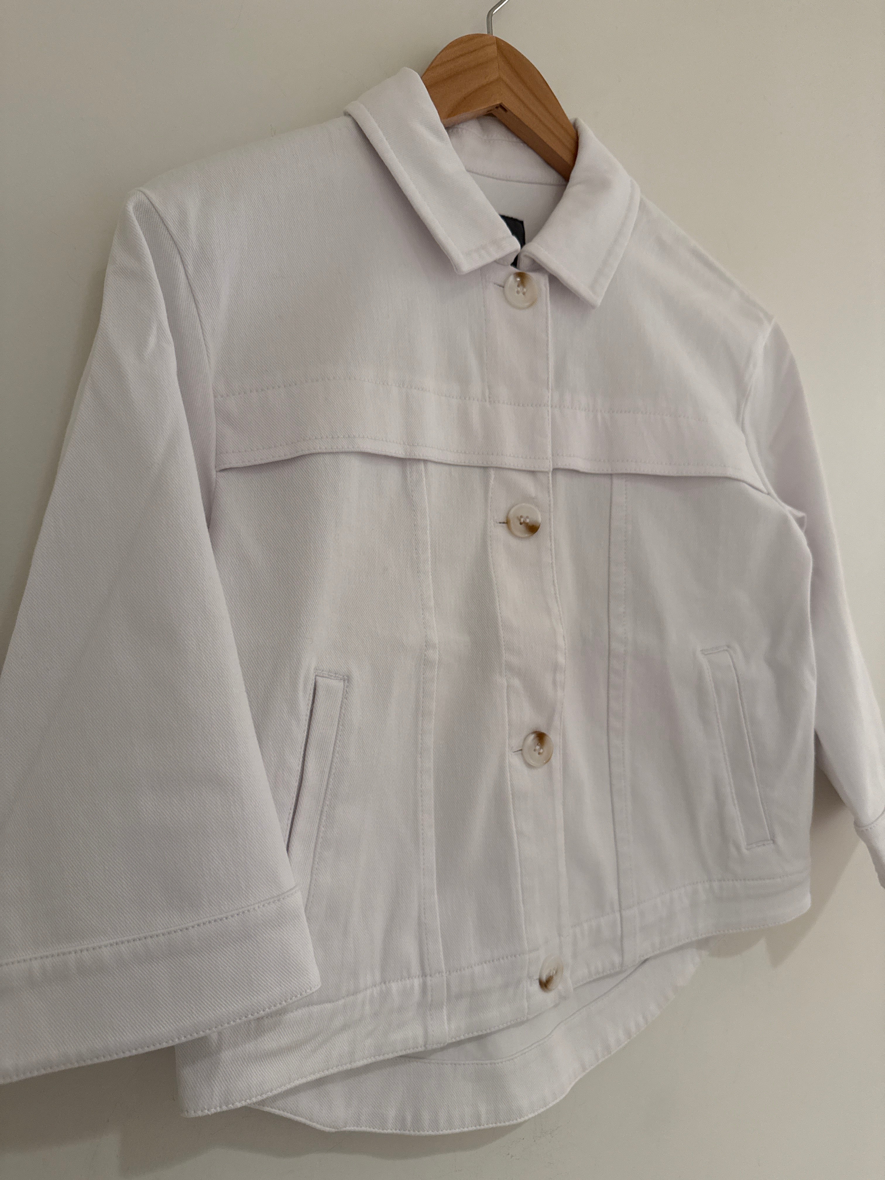 Lysse White Denim Jacket