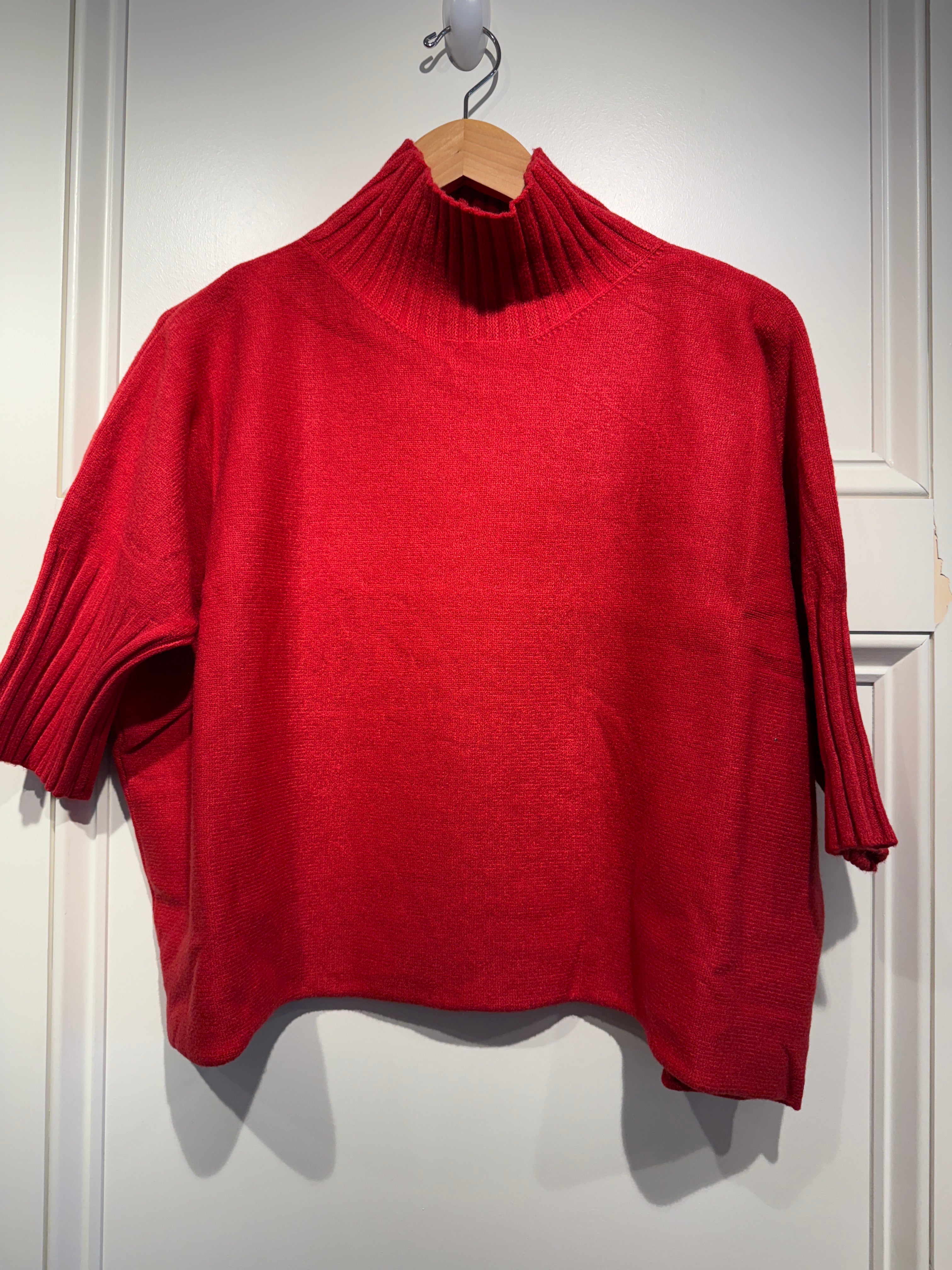 R+R Solid Turtleneck Sweater