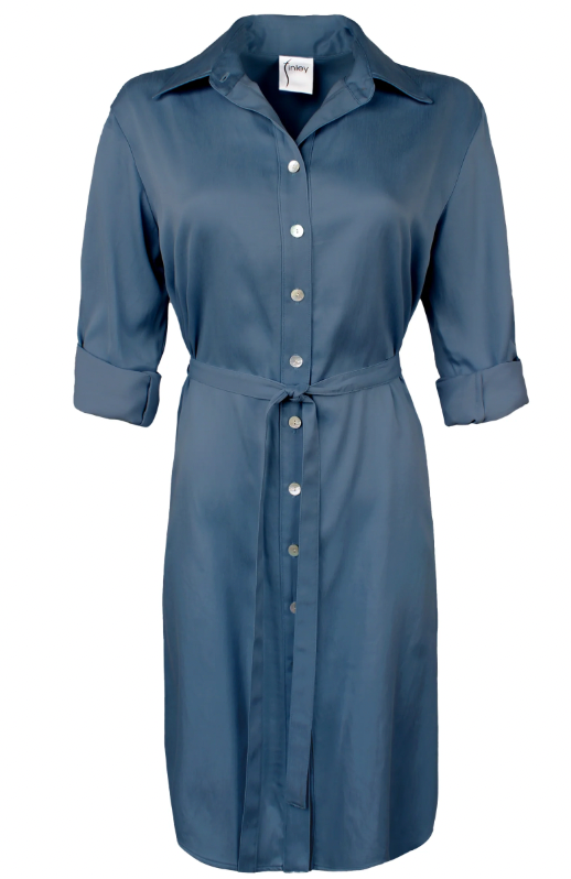 Finley Carter Shirtdress Dark Teal