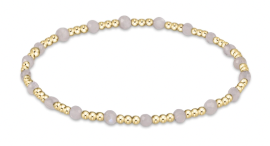 E Newton Gold Sincerity 3mm Moonstone