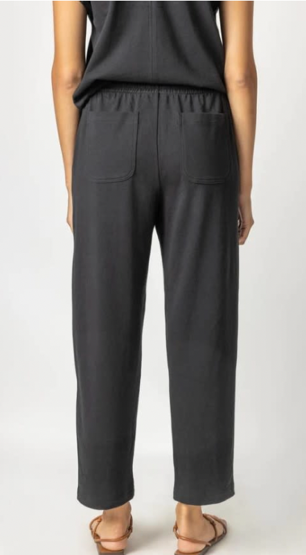 Lilla P Knit Drawstring Pant Black