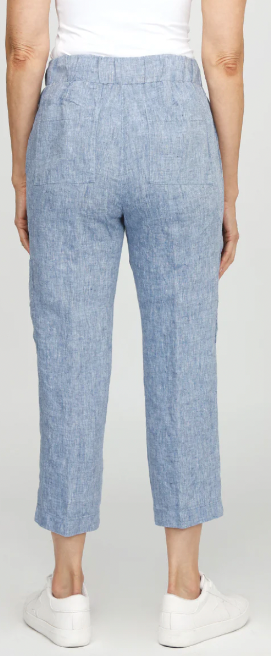 Elliott Lauren Chambray Cropped Pants
