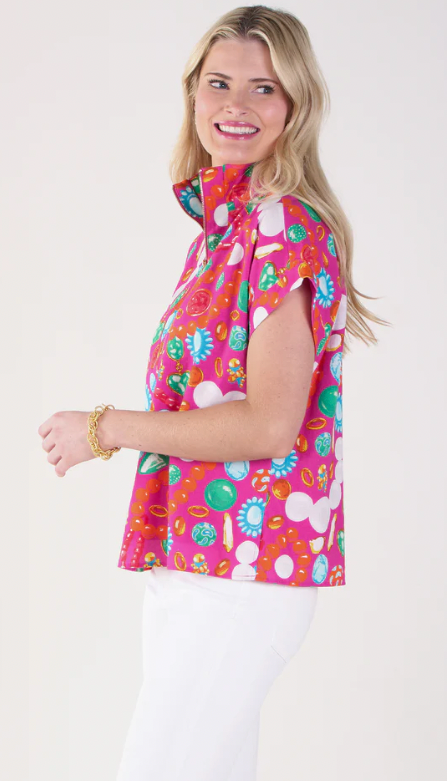 Emily McCarthy Poppy Popover Top Jewelry Box