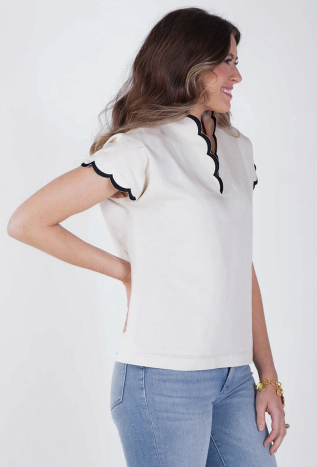 Emily McCarthy Orchid Top-Birch