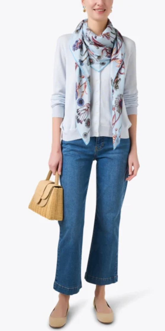 Elliott Lauren Wide Hem Jean