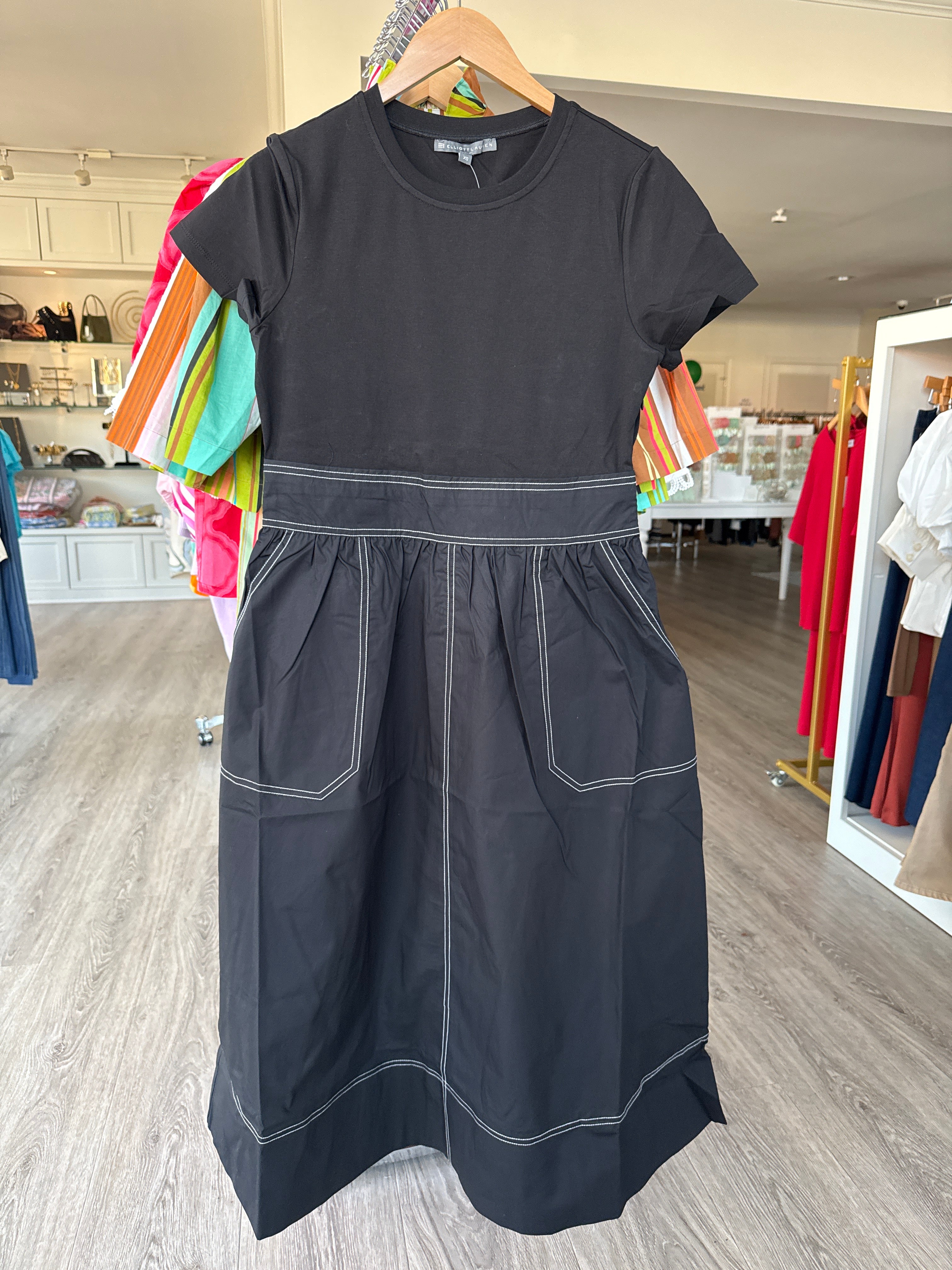 Elliott Lauren Black Maxi Dress