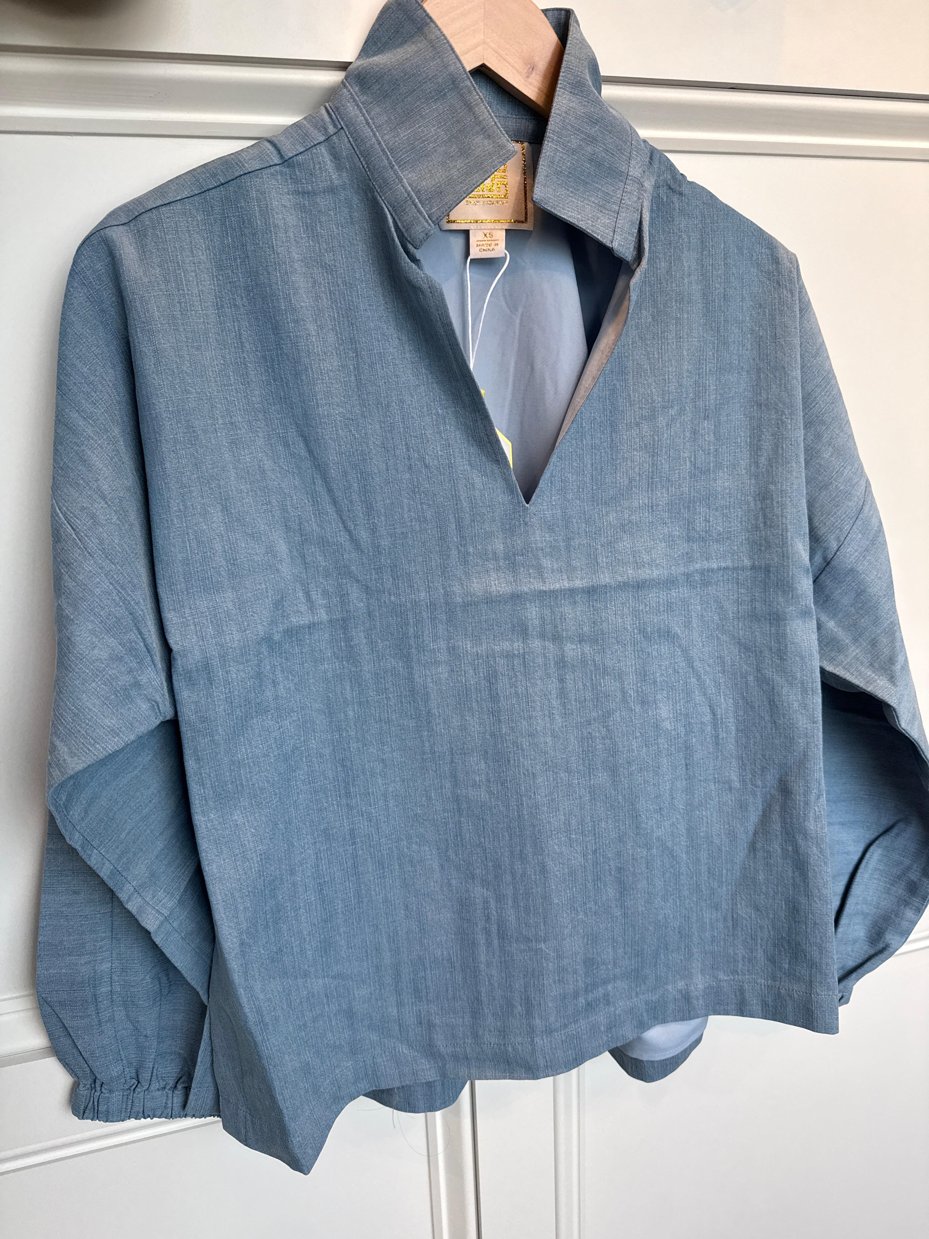 Emily McCarthy Long Sleeve Poppy Chambray