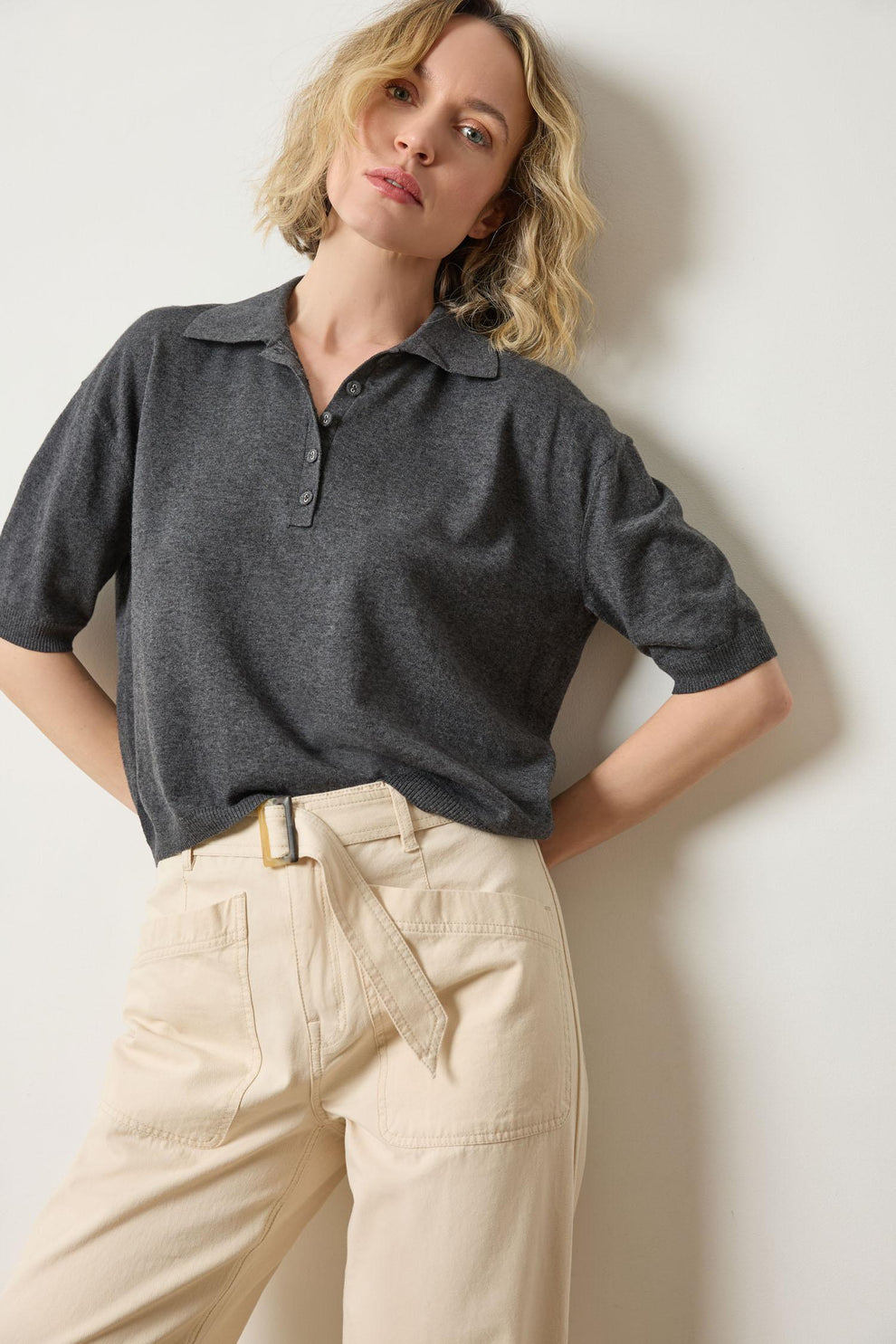 Lilla P Polo Neck Sweater Licorice