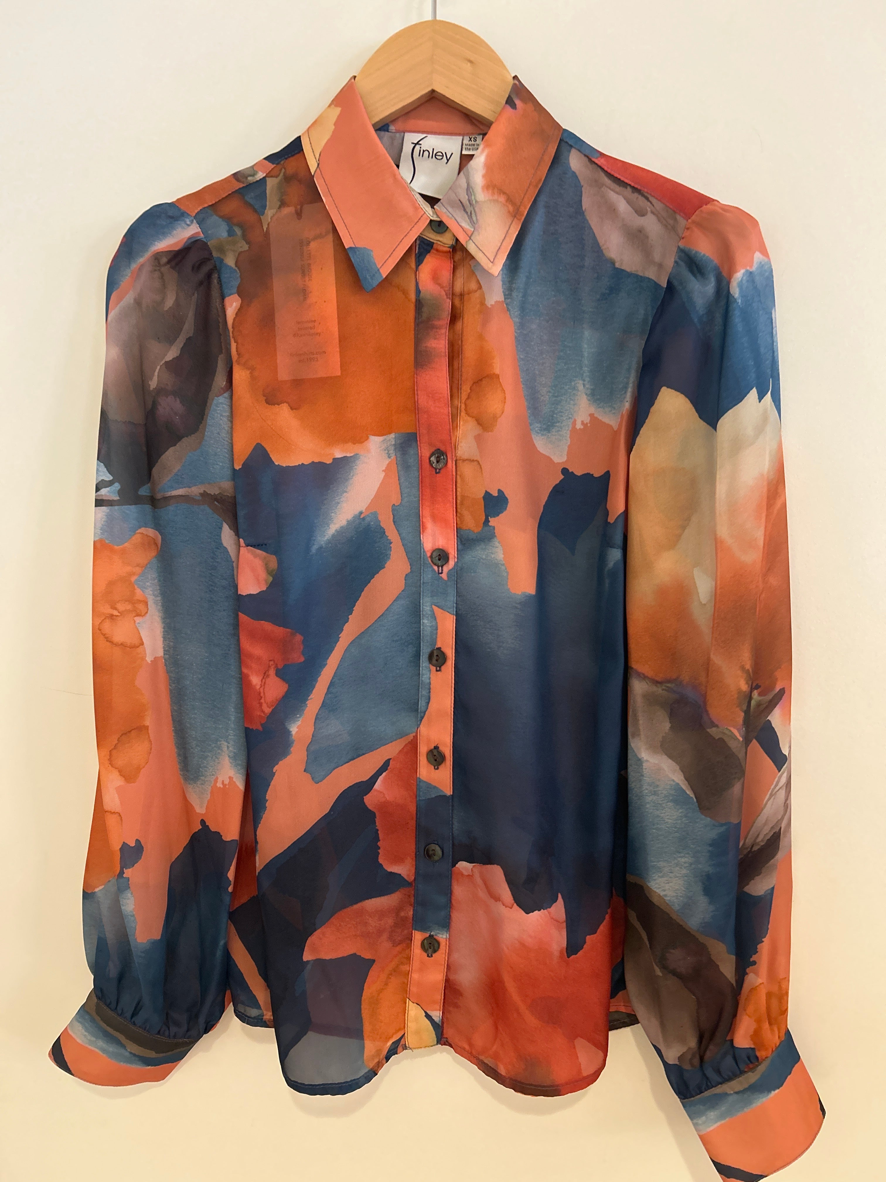 Finley Collette Blouse Sunset Floral