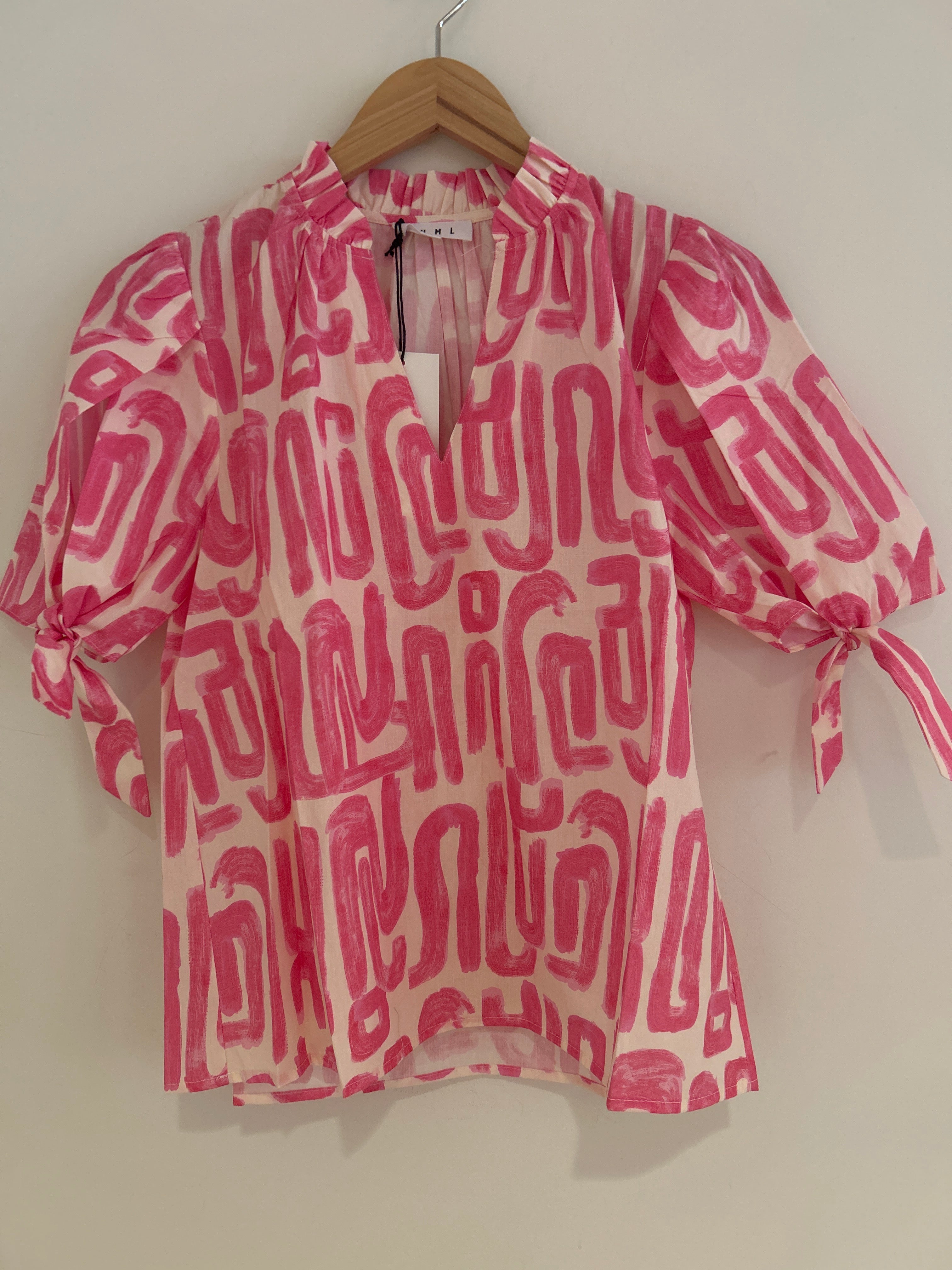 THML Abstract Top Pink