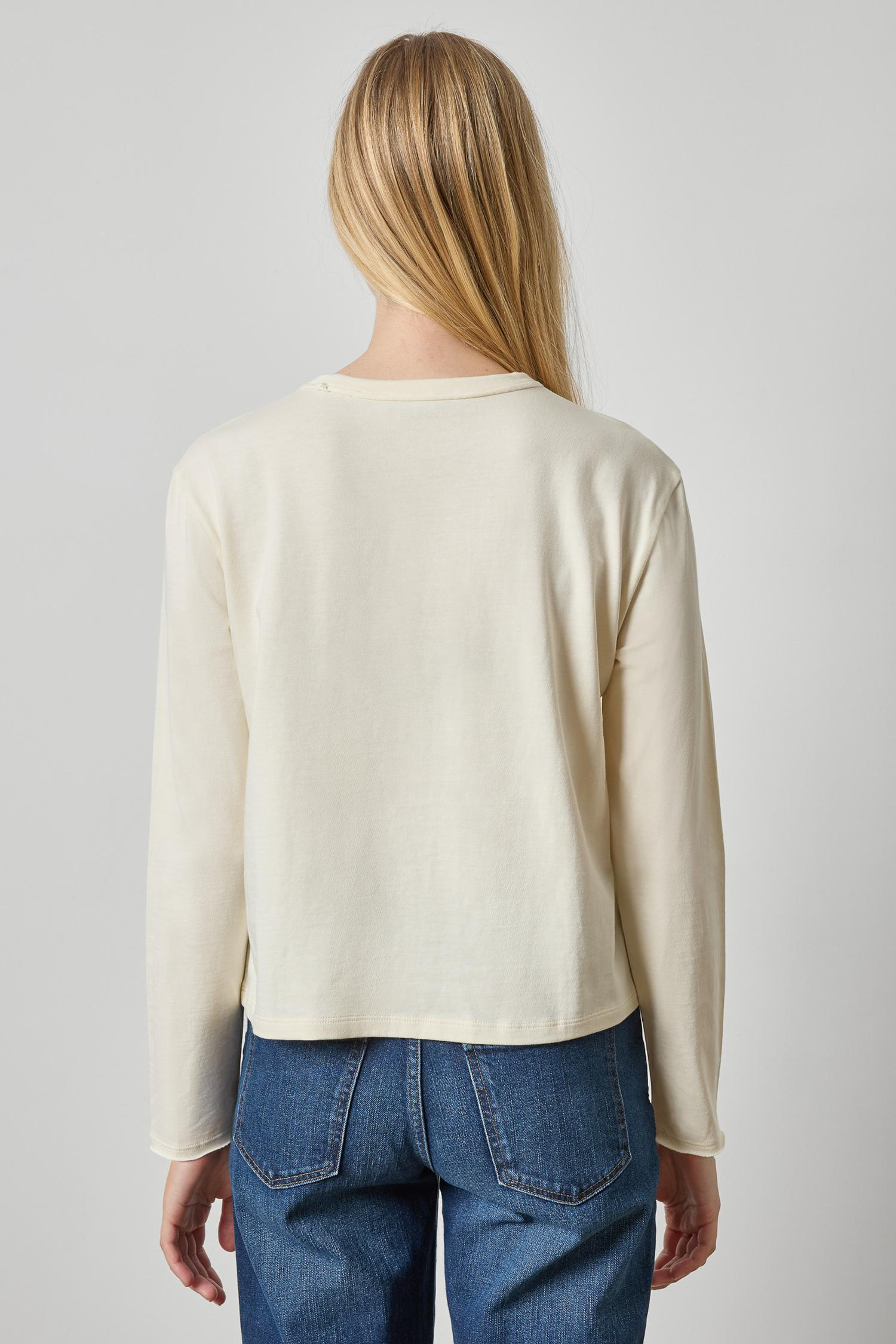 Lilla P Rolled Edge Relaxed Tee Rope
