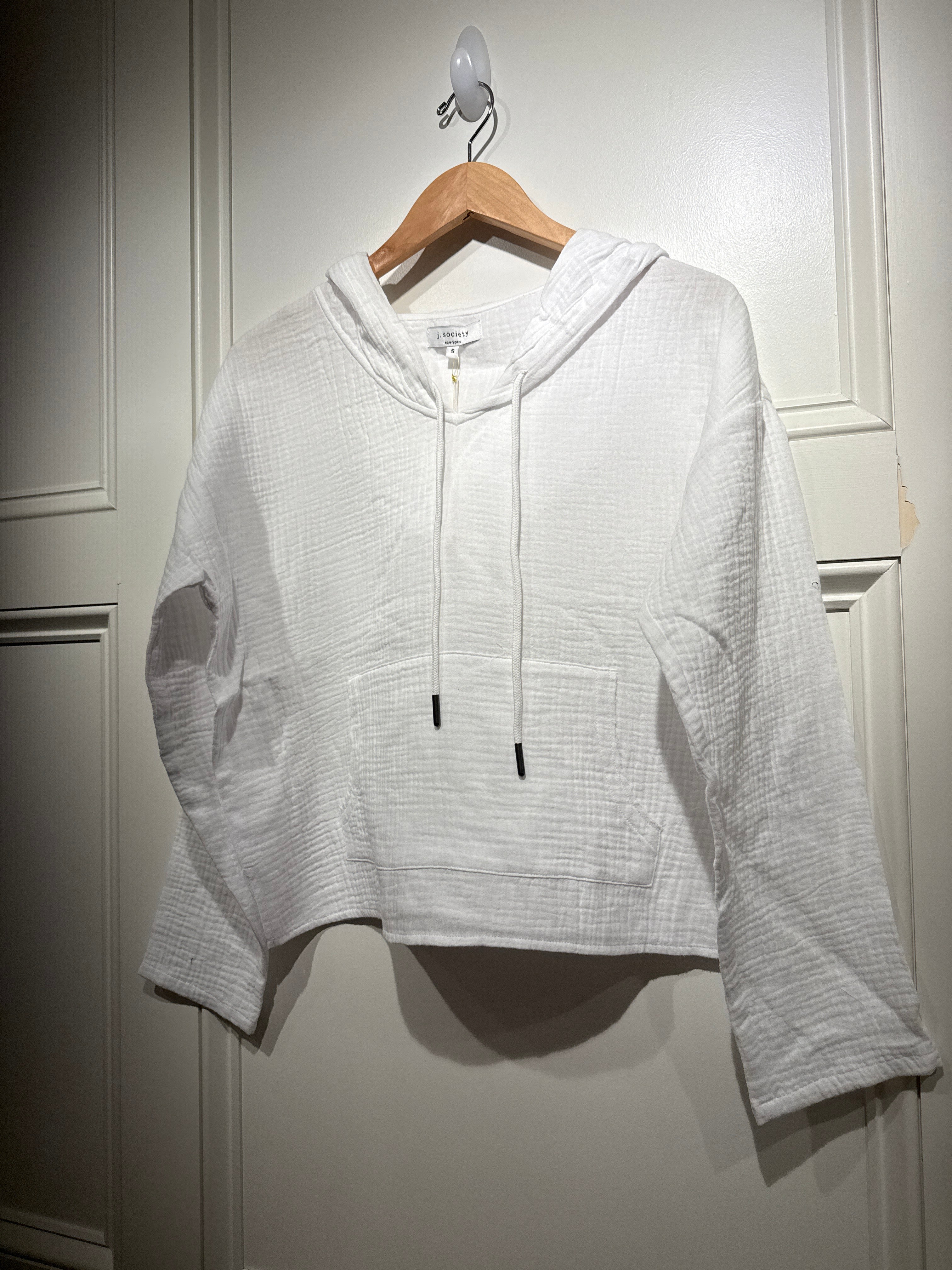 J Society Gauze Beach Hoodie