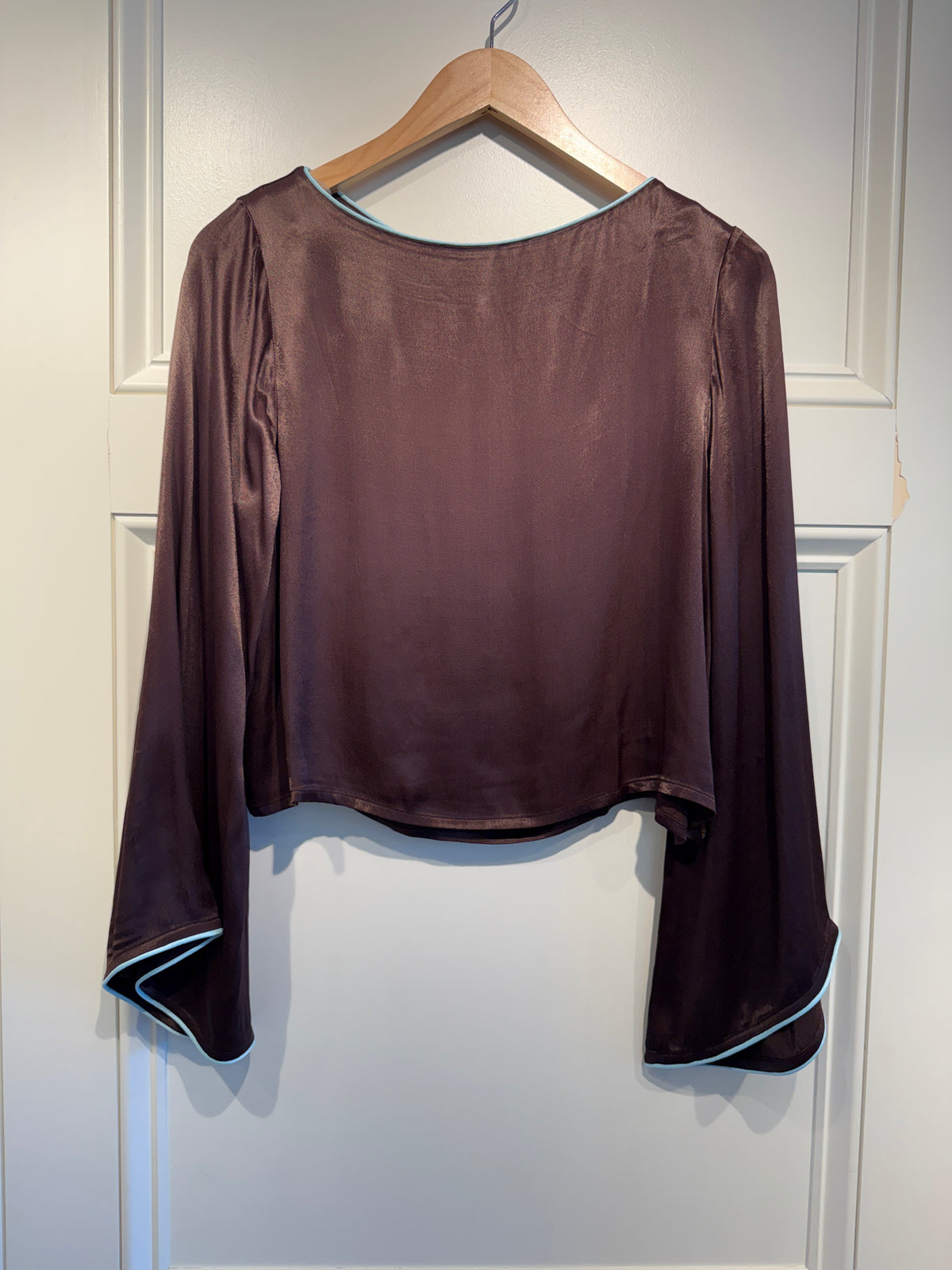 Omika Peyton Blouse Ganache Solid