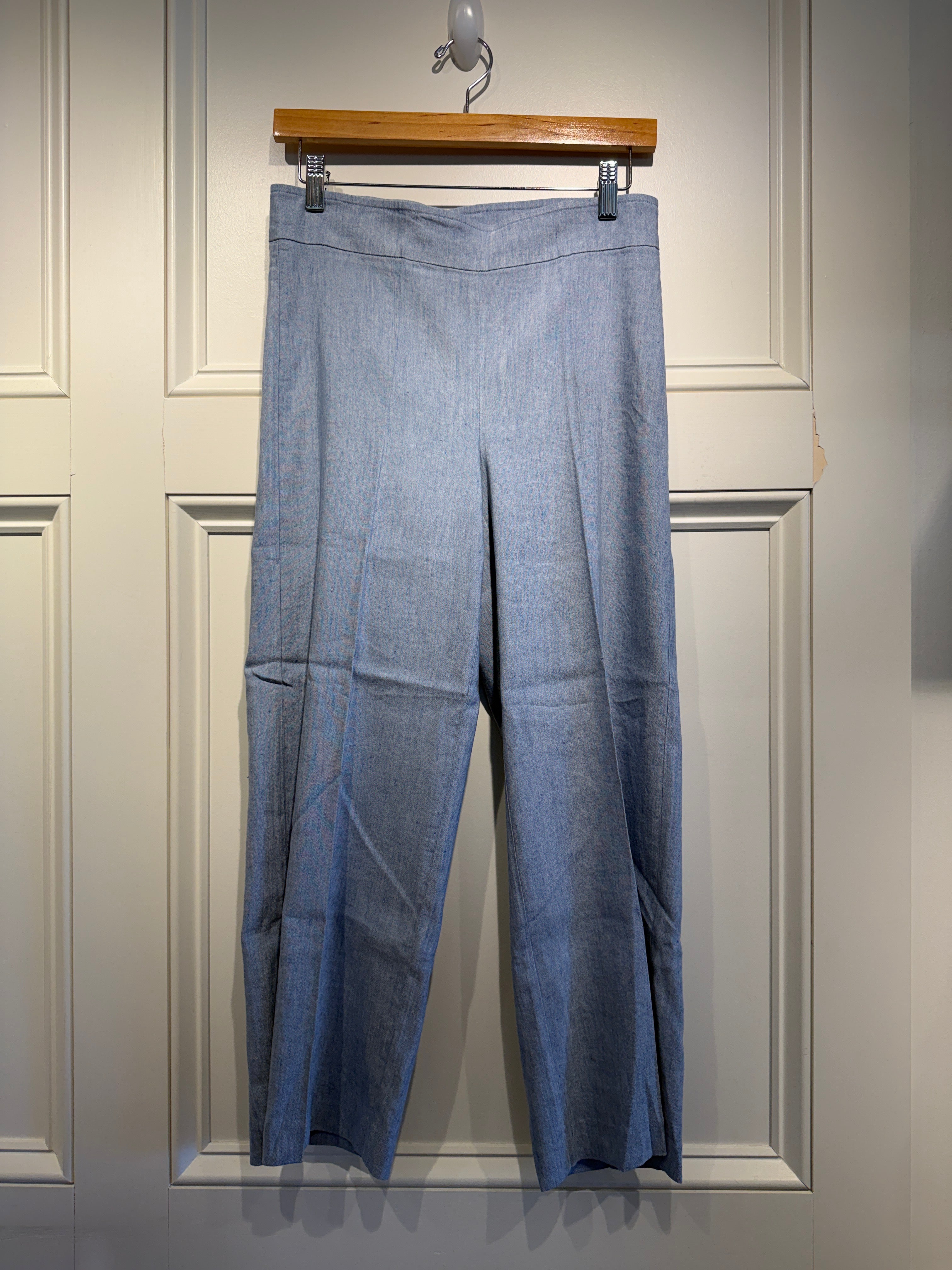 Avenue Montaigne Alex Pant Linen Chambray