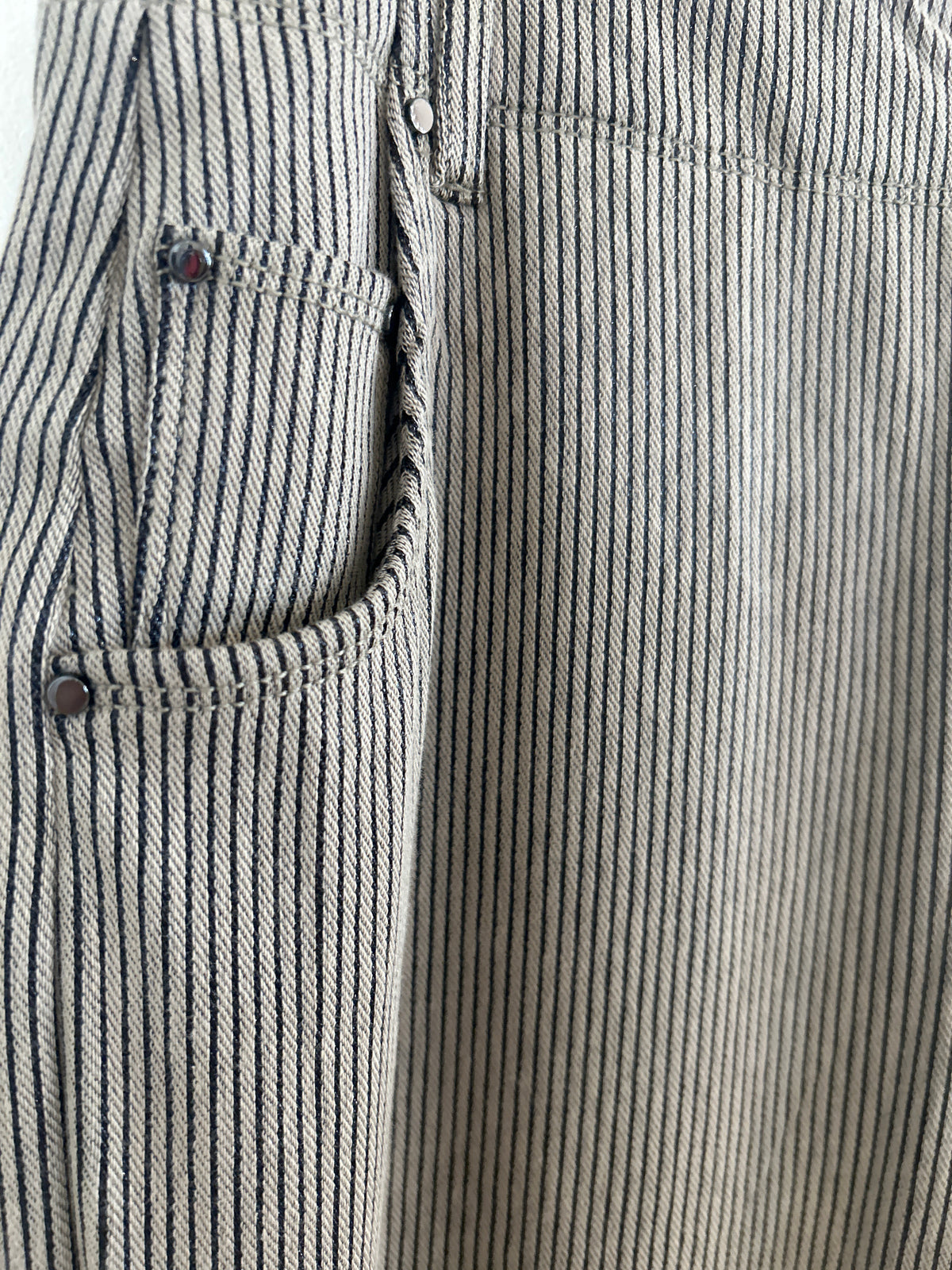 Lysse Clarke Denim Pant Chocolate Stripe