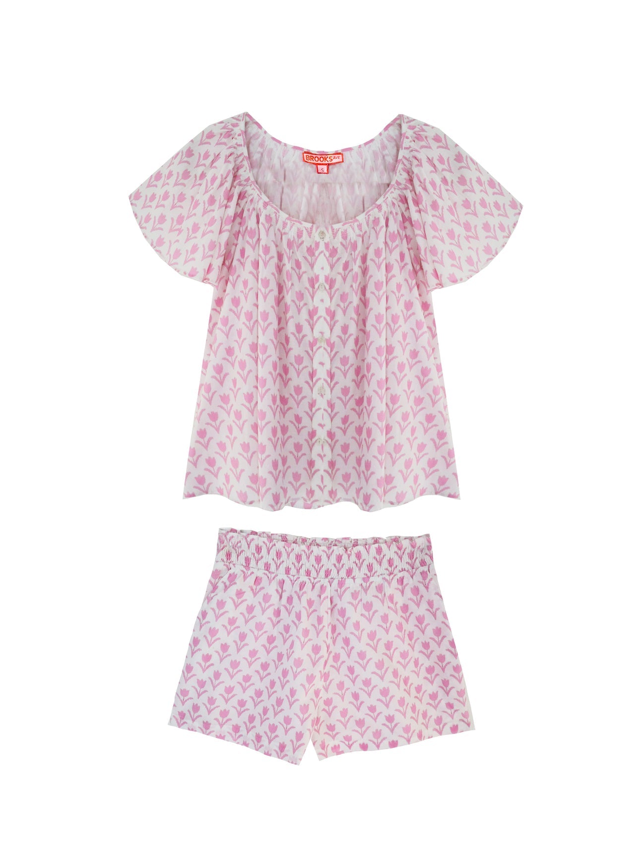 Brooks Ave. Flutter Sleeve Pajama