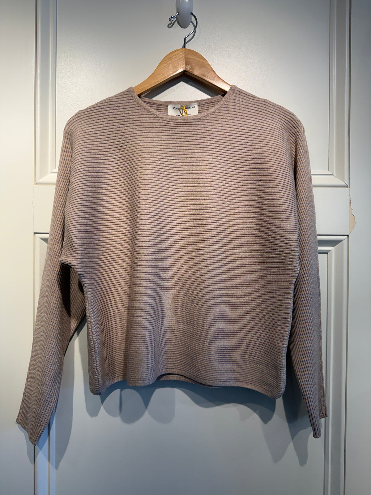 Compania Fantastica Ribbed Dolman Sweater