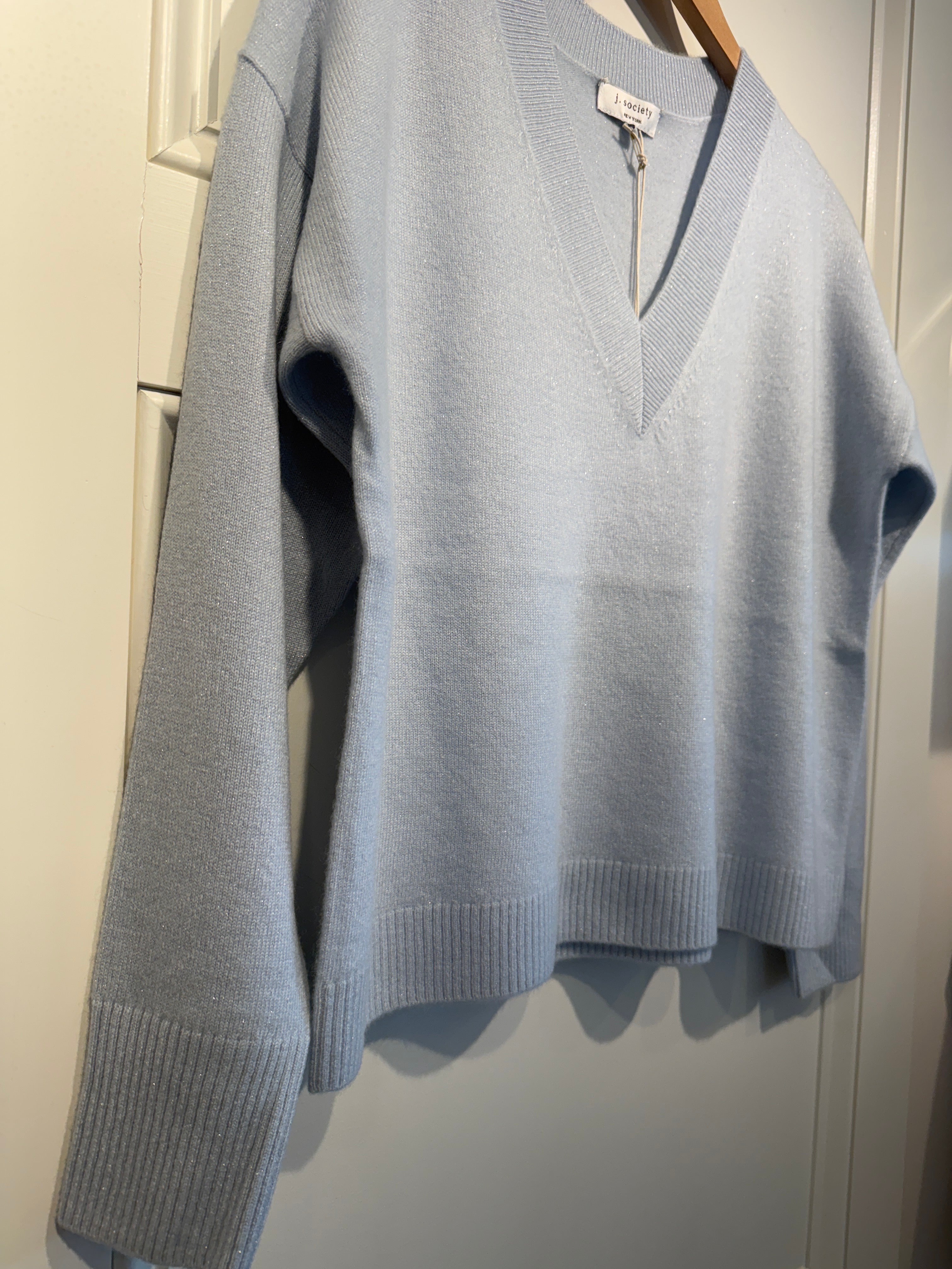 J Society Sweater Glacial Lurex