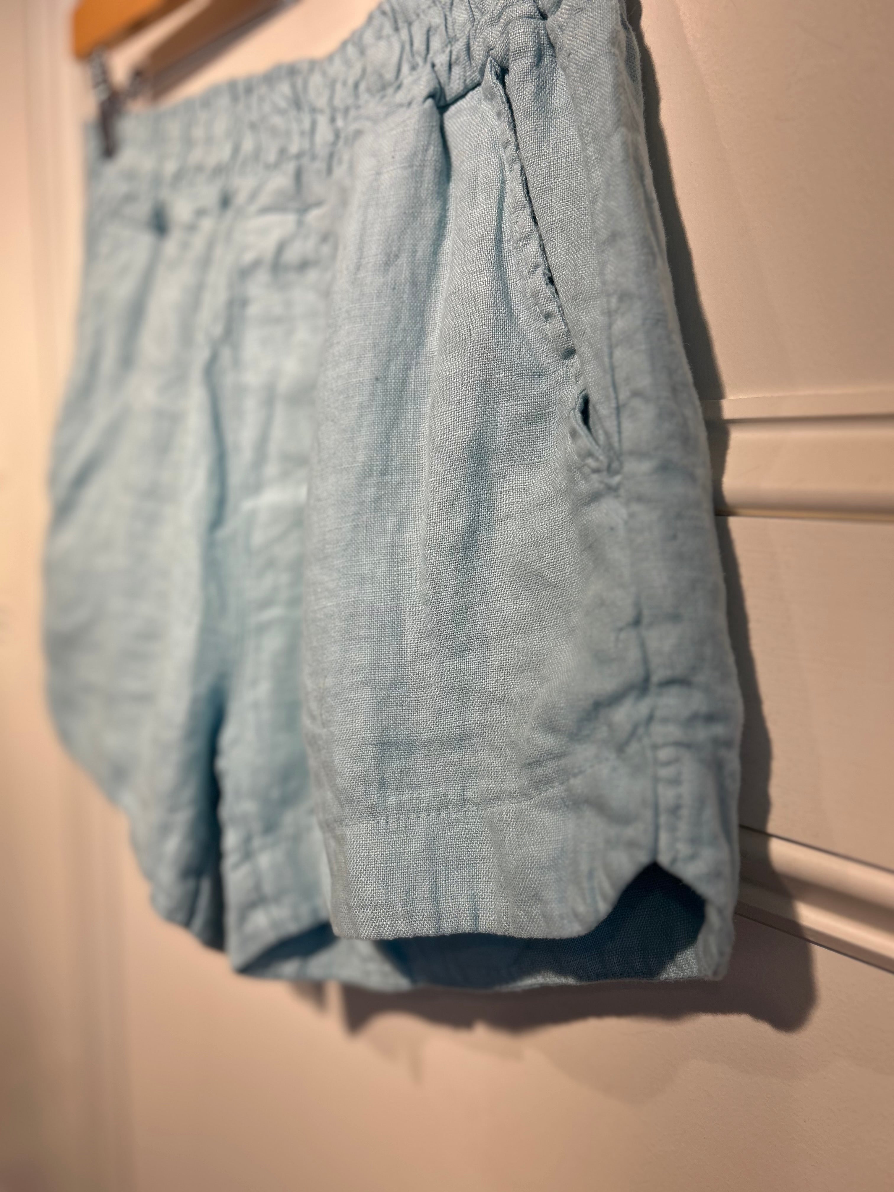 Milio Milano Blue Linen Short