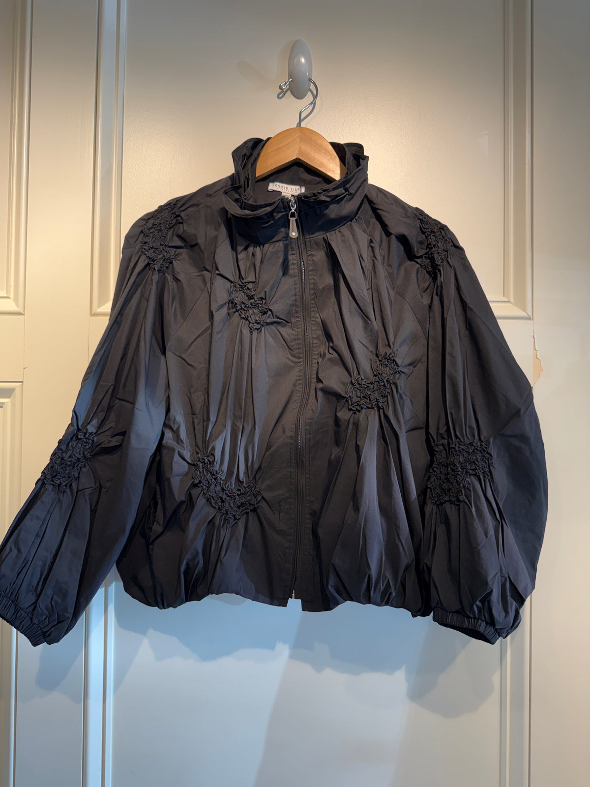 Jessie Liu Zip Front Jacket Black