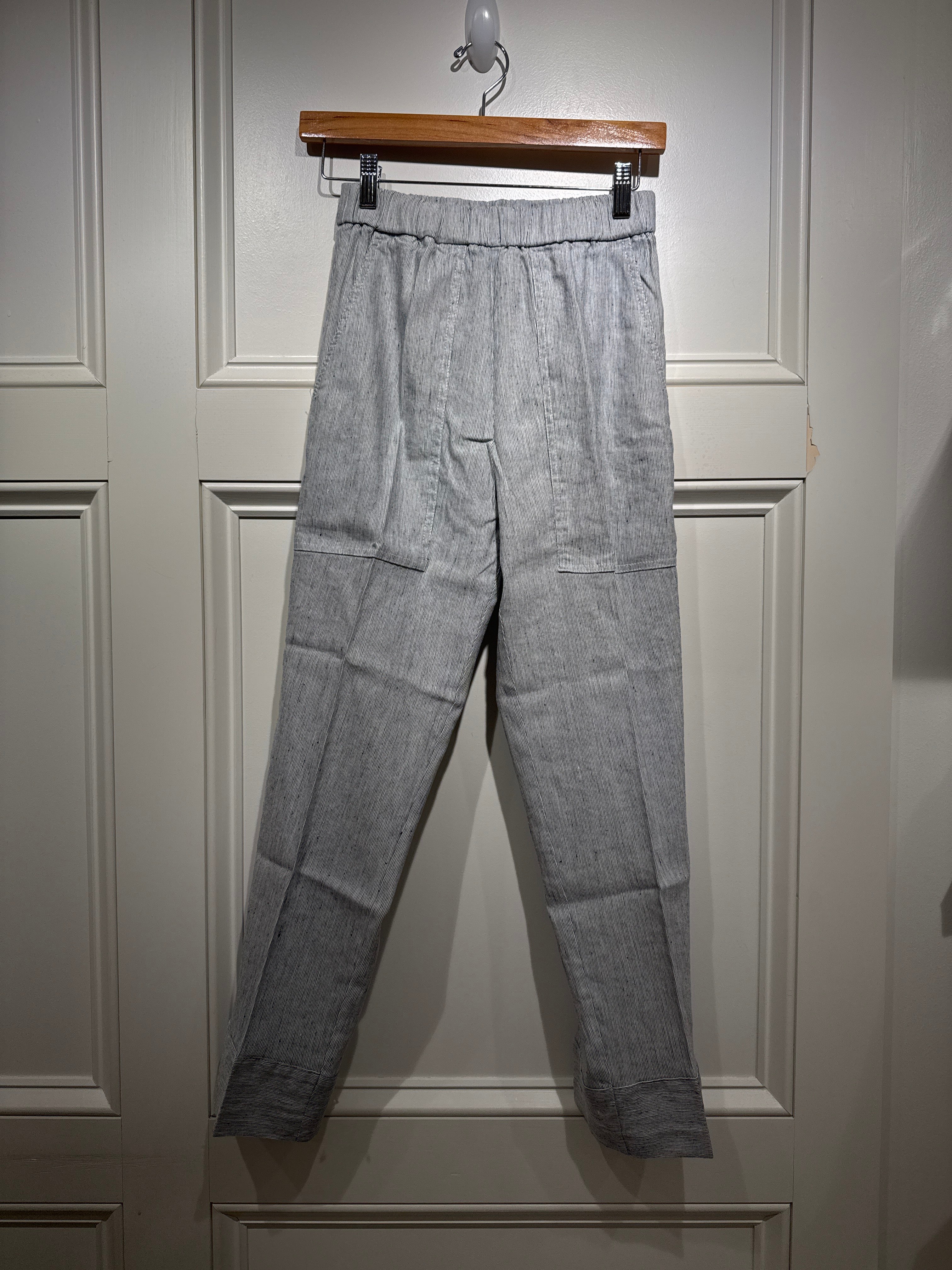 Avenue Montaigne Tonic Pant Hairline Stripe