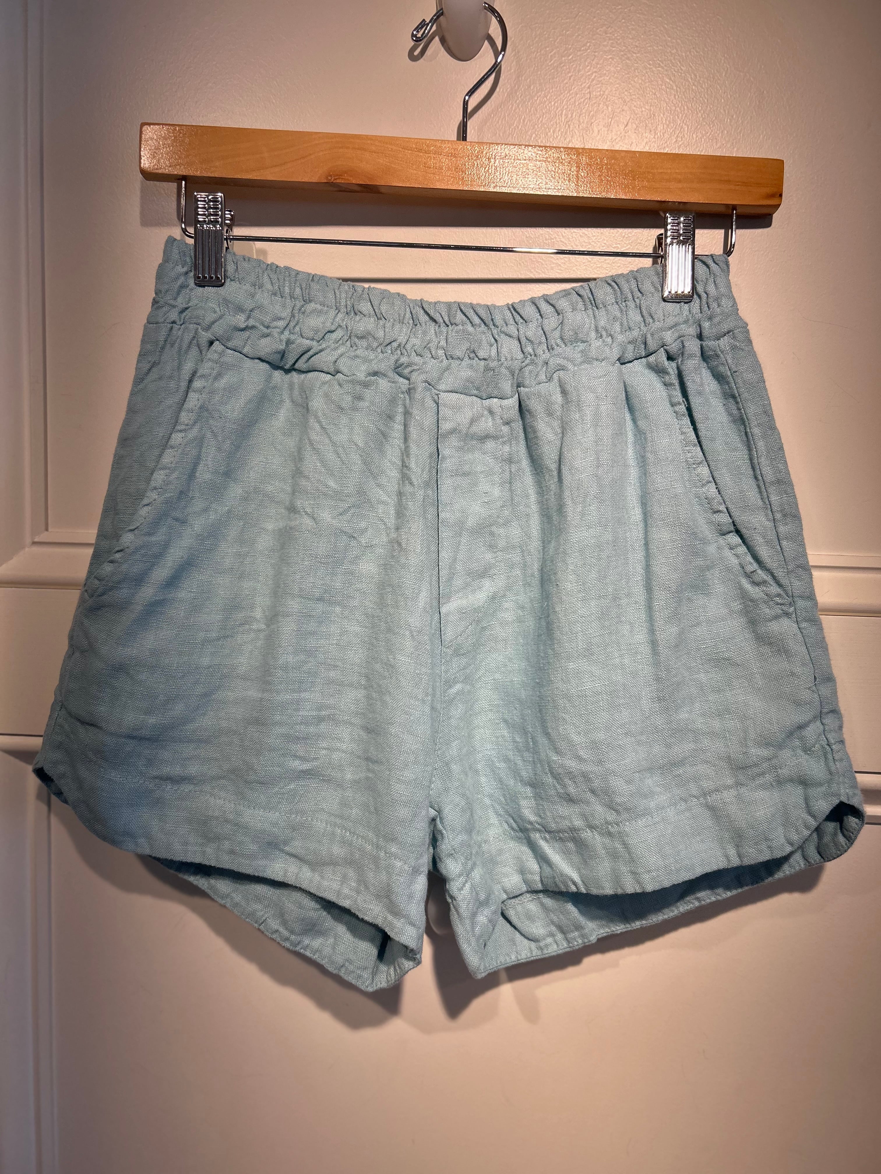 Milio Milano Blue Linen Short