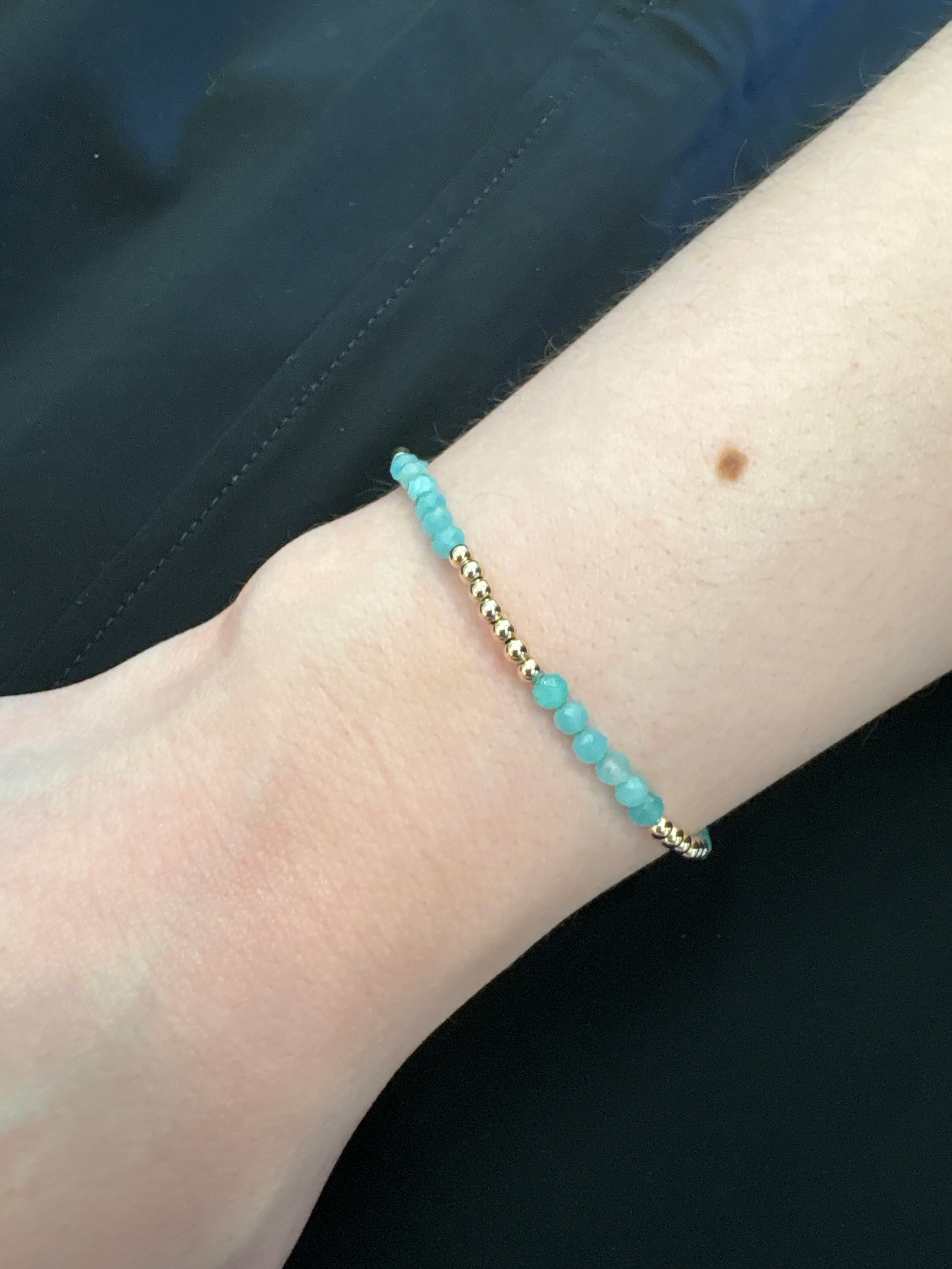E Newton Blissful 2.5mm Amazonite