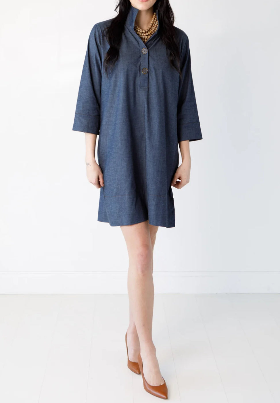 Holly Shae Arden Dress Stretch Denim