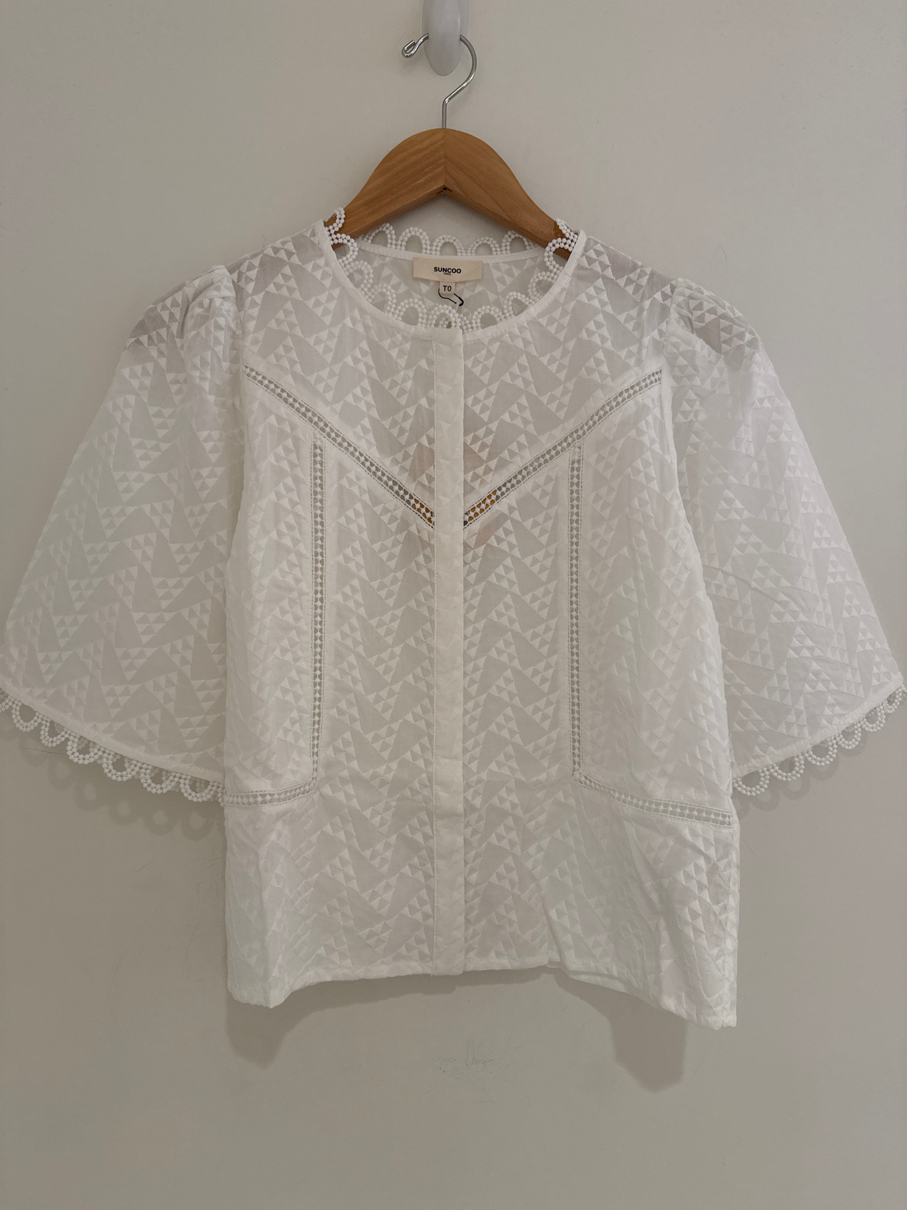 Suncoo White Leyla Blouse