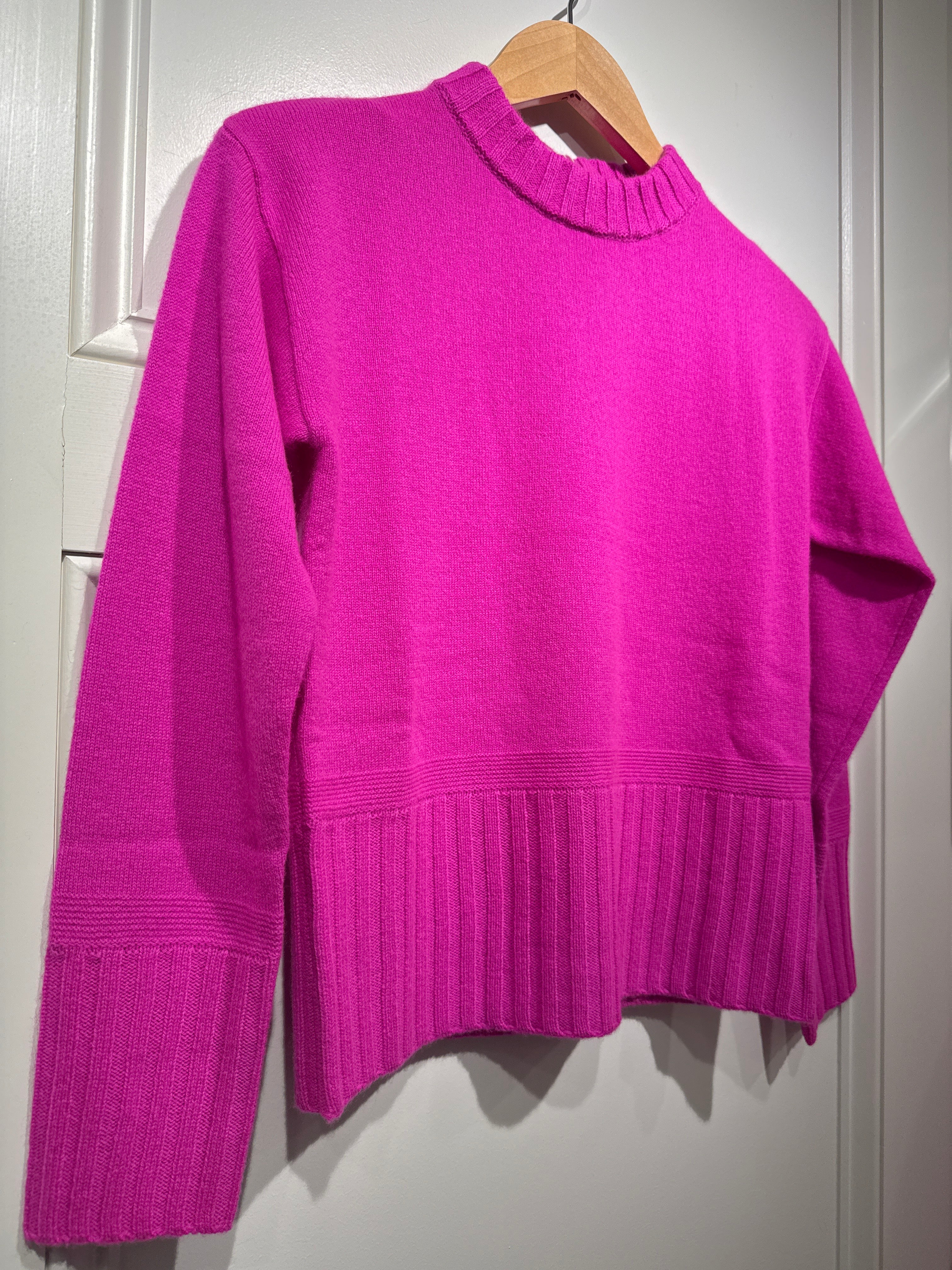 Brodie Effie Sweater Fuchsia